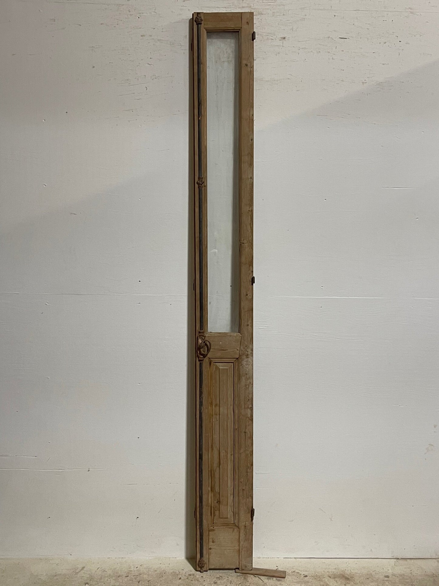 Antique French door with glass (94.5x10.25) H0274s