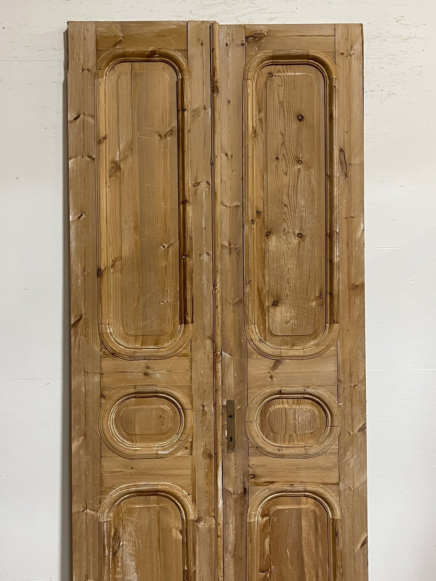 Antique french panel doors (101.5 x 43.75) I058