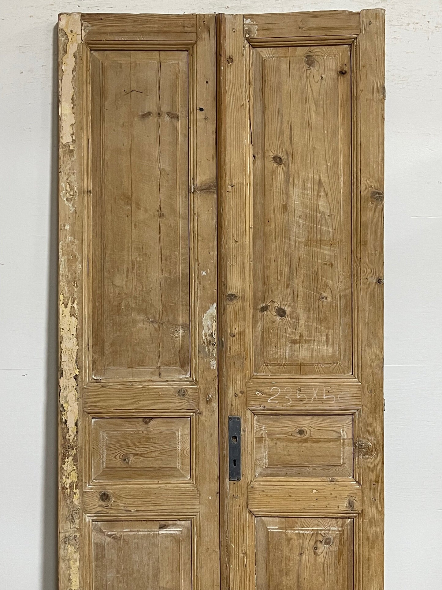 Antique French panel doors (92.25x40.5) I116