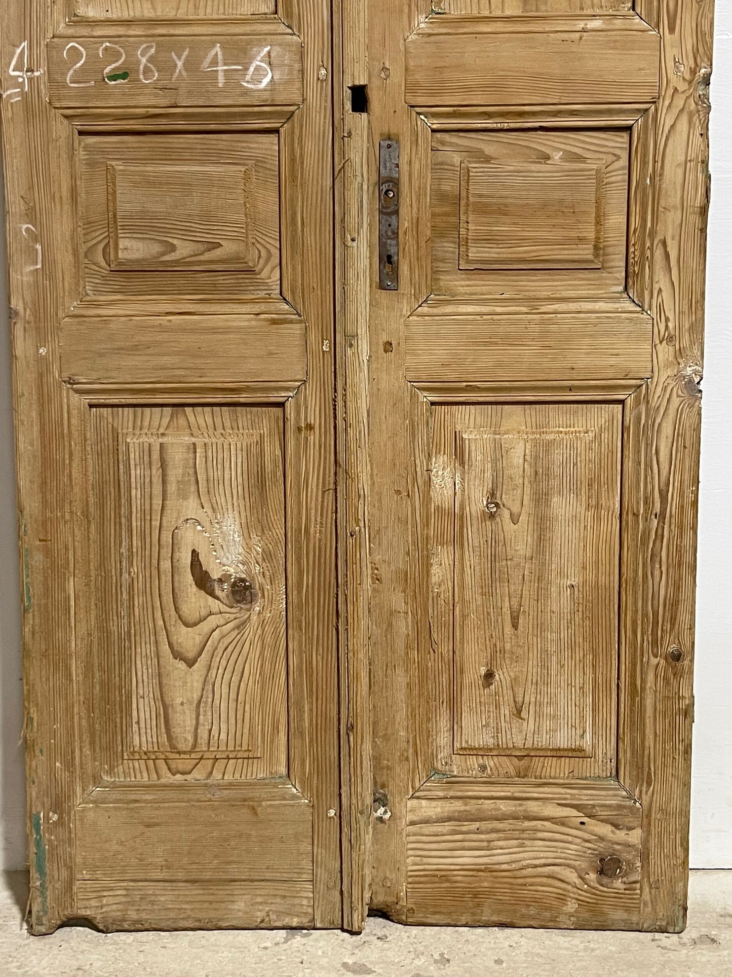 Antique French panel doors (89.75x36.25) I126