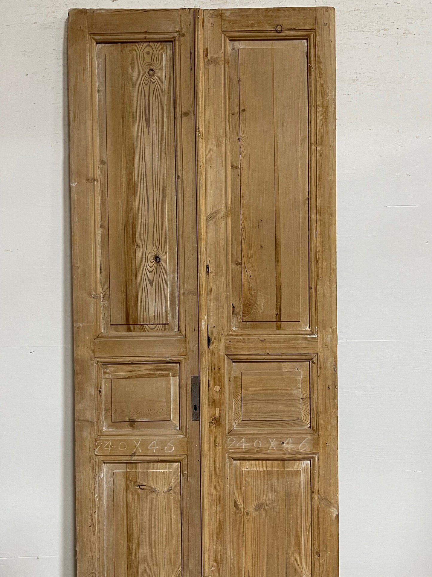 Antique French panel doors (94x36) I129