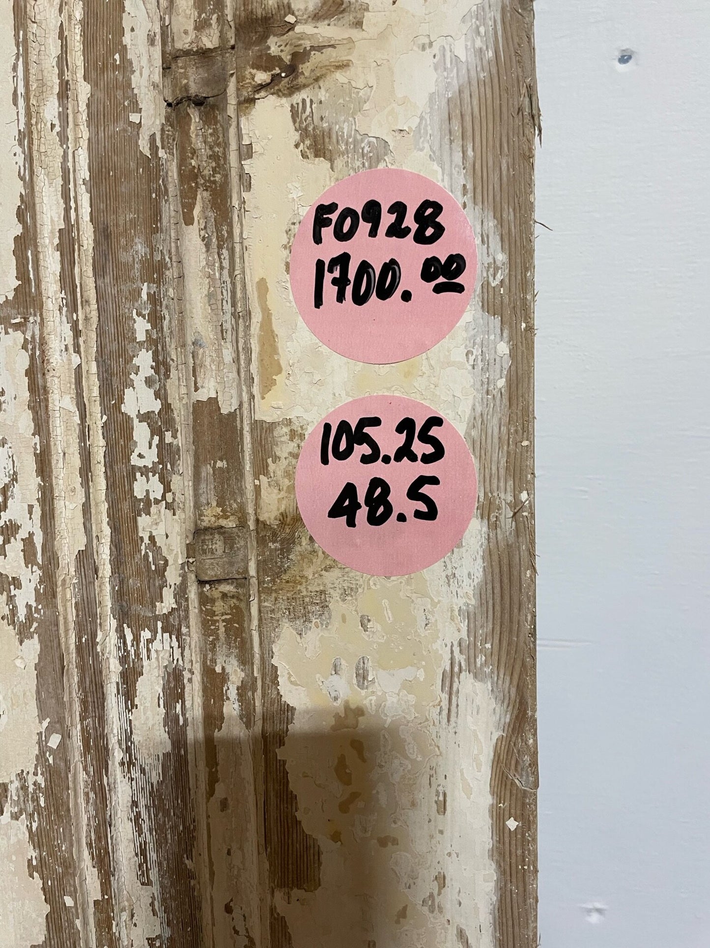 Antique French door (105.25x48.5) F0928