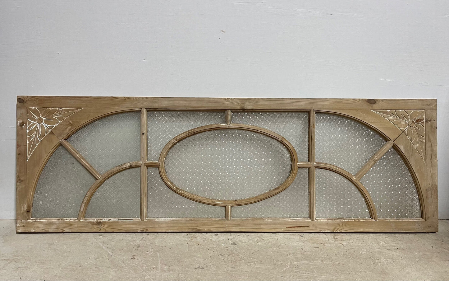 Transom with glass (25.5x79.5) H0265s