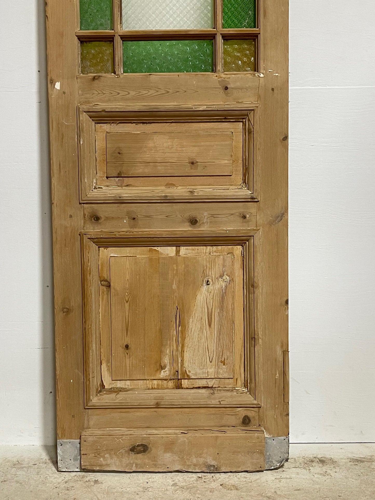 Antique French doors with glasss (94x29) H0171s