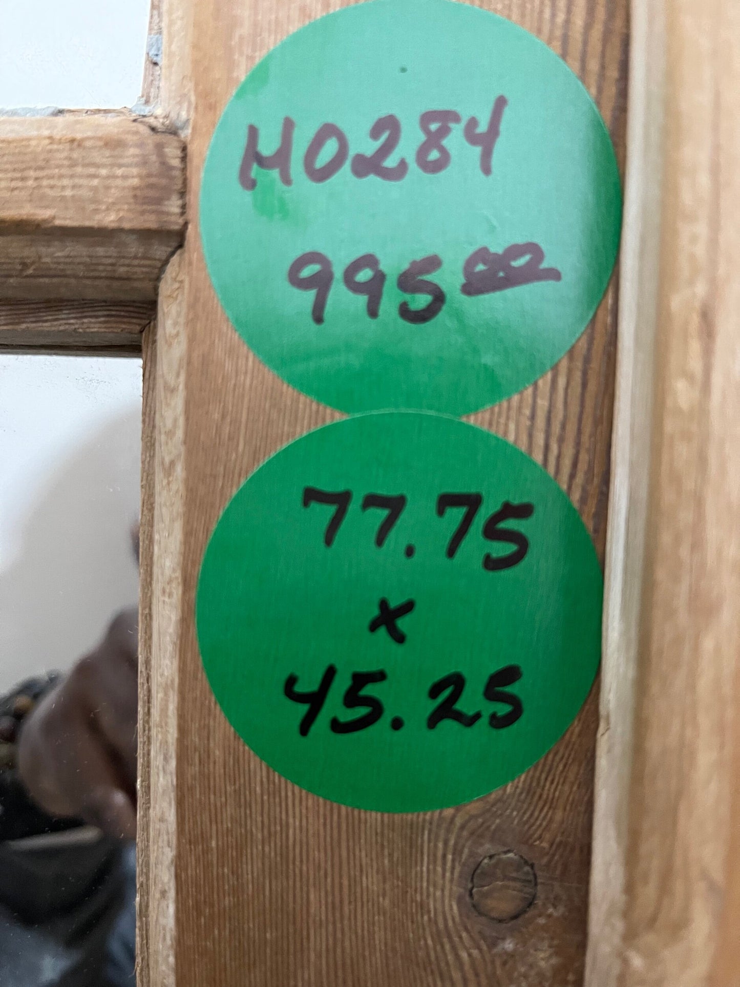 Framed mirror (77.75x45.25) H0284s