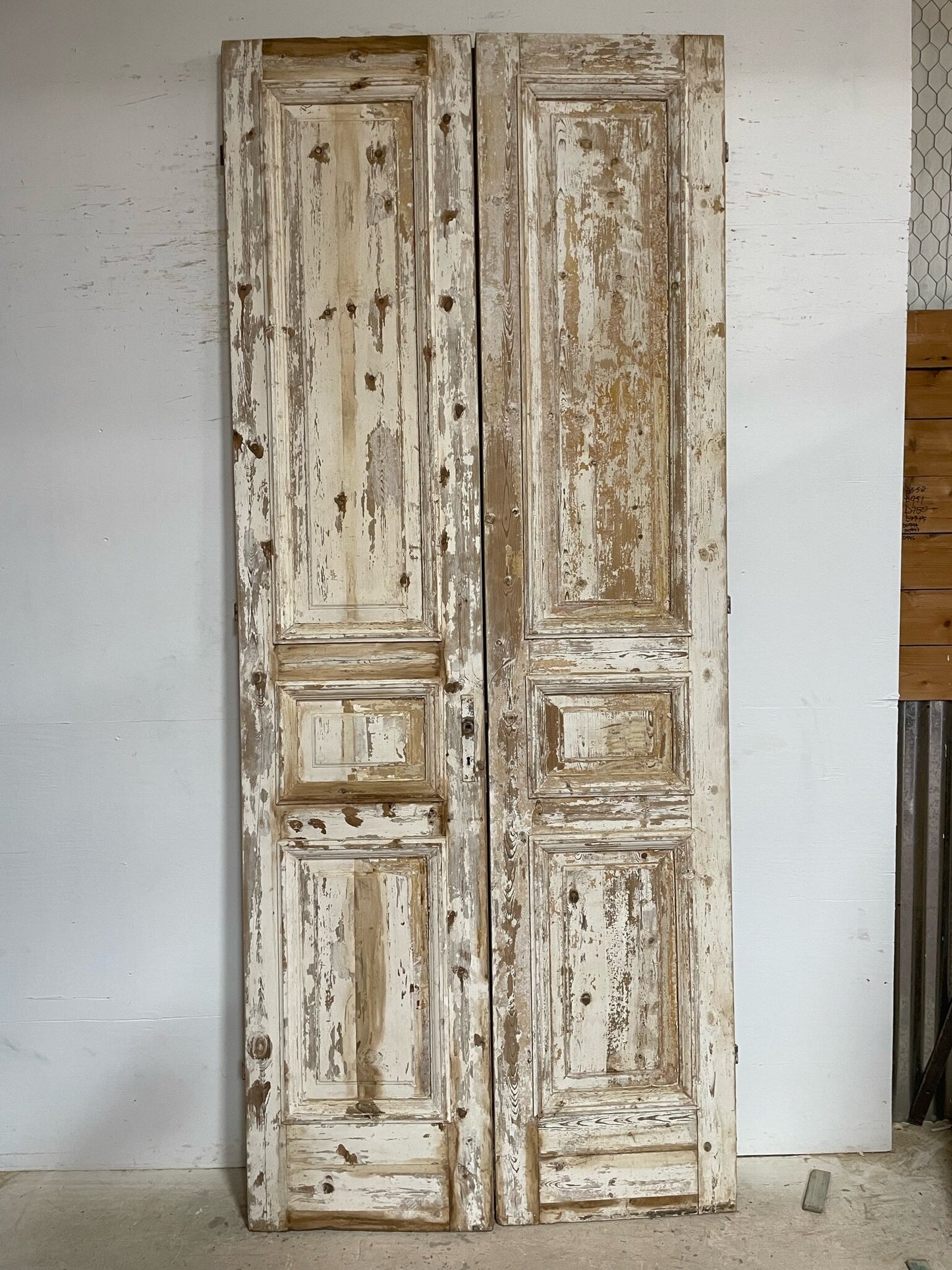 Antique French door (112.75x47.5) F0716