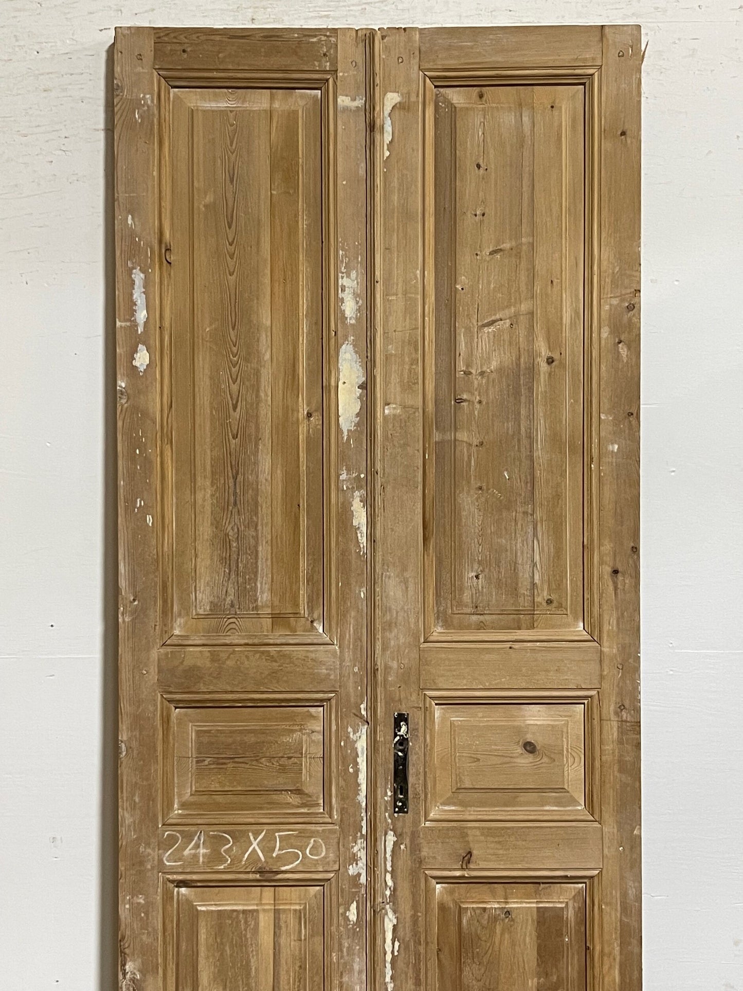 Antique French panel doors (95x39) I189