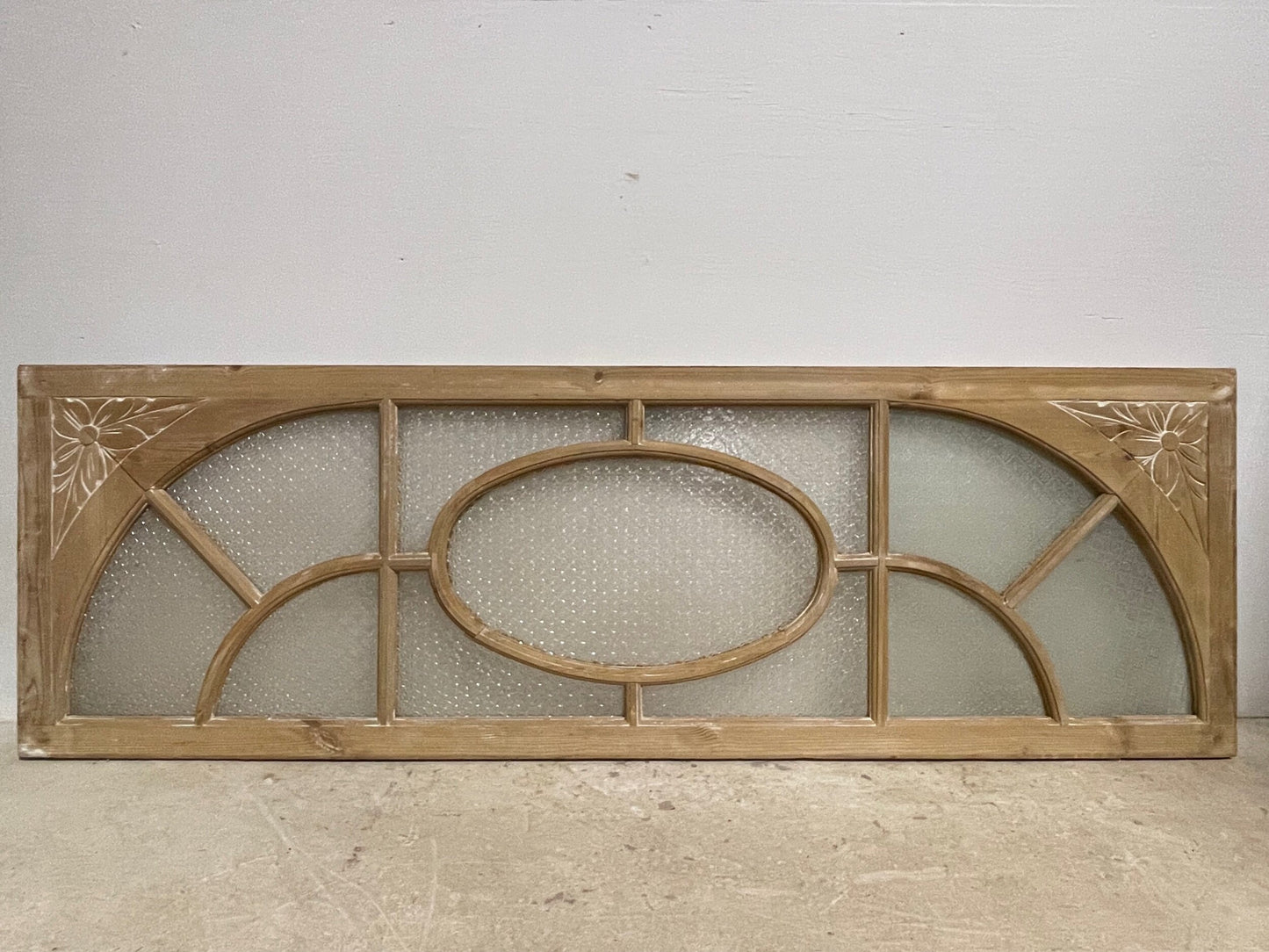 Transom with glass (25.5x79.5) H0265s