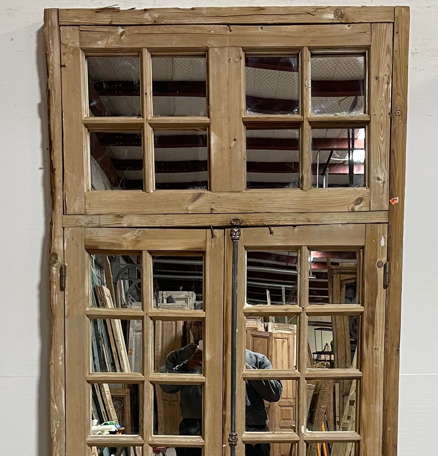 Framed 3 panel mirror (86.5X40.25) H0289s