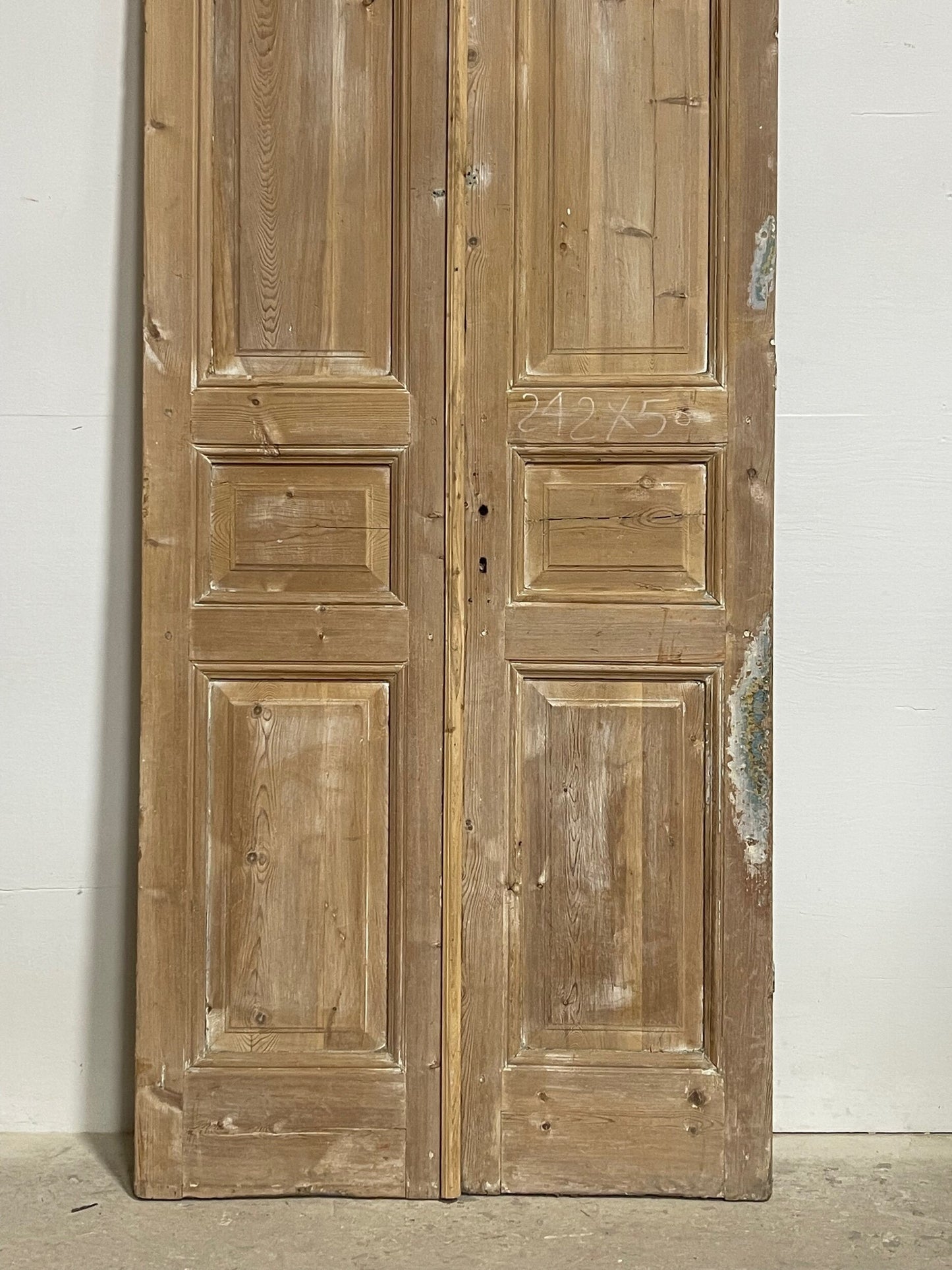 Antique French panel doors (95x39) I134