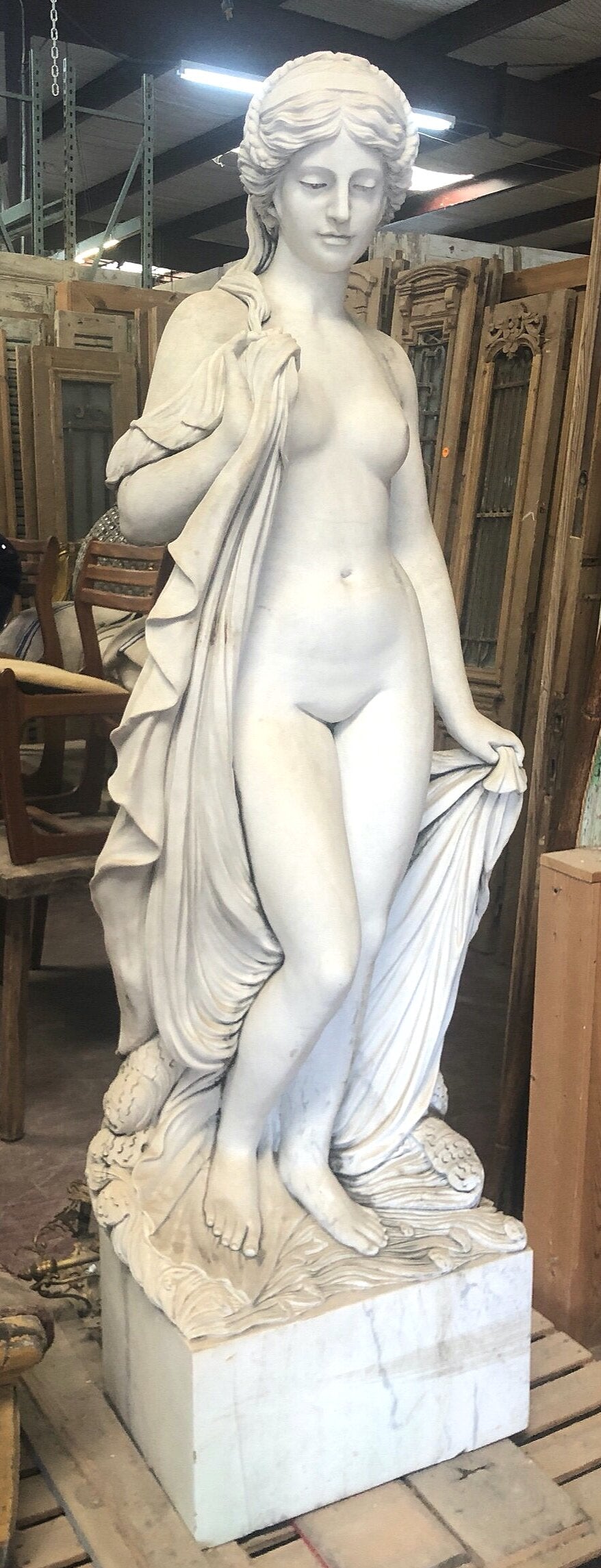Marble statue