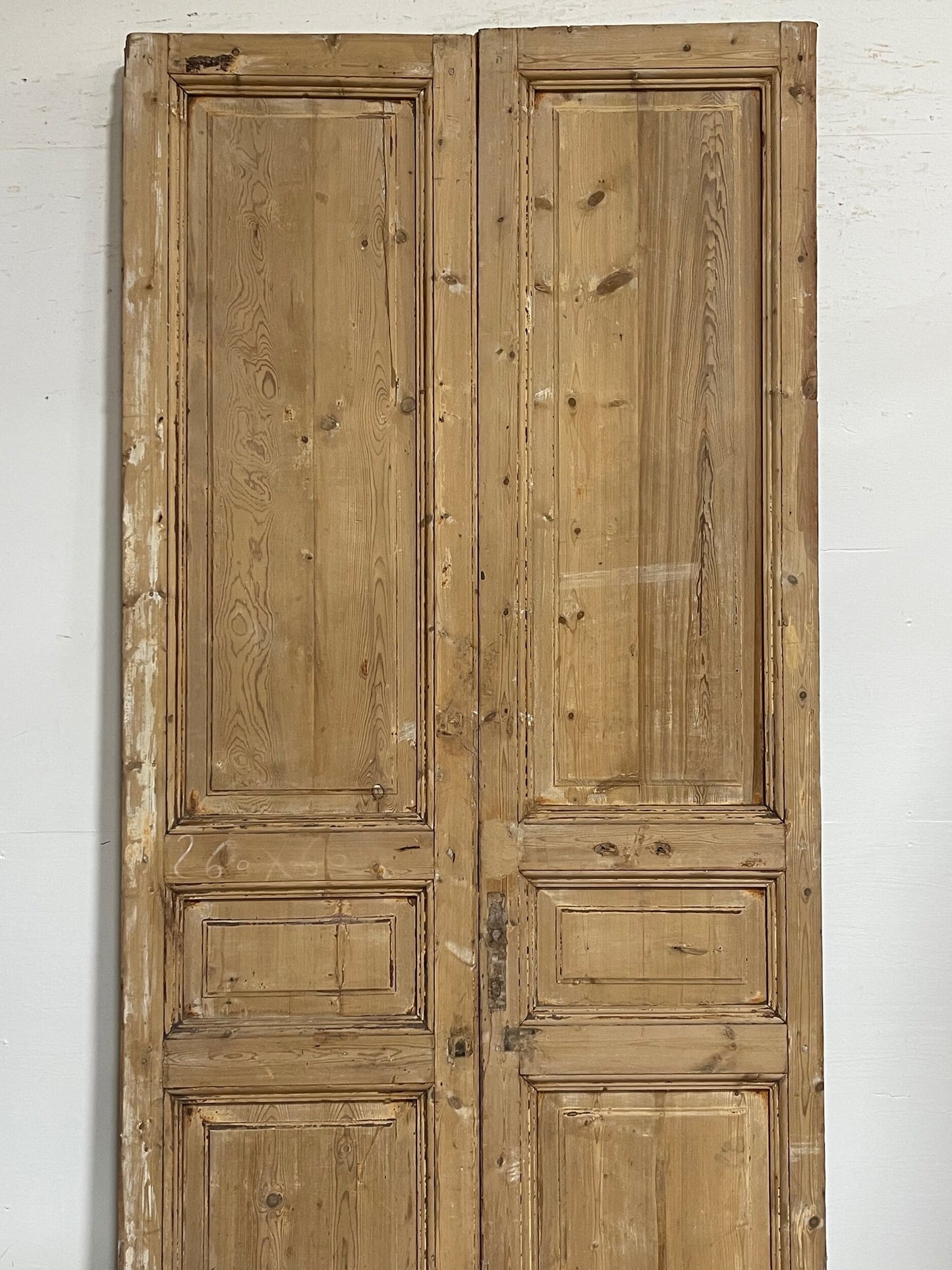 Antique French panel doors (103x46.75) I179b