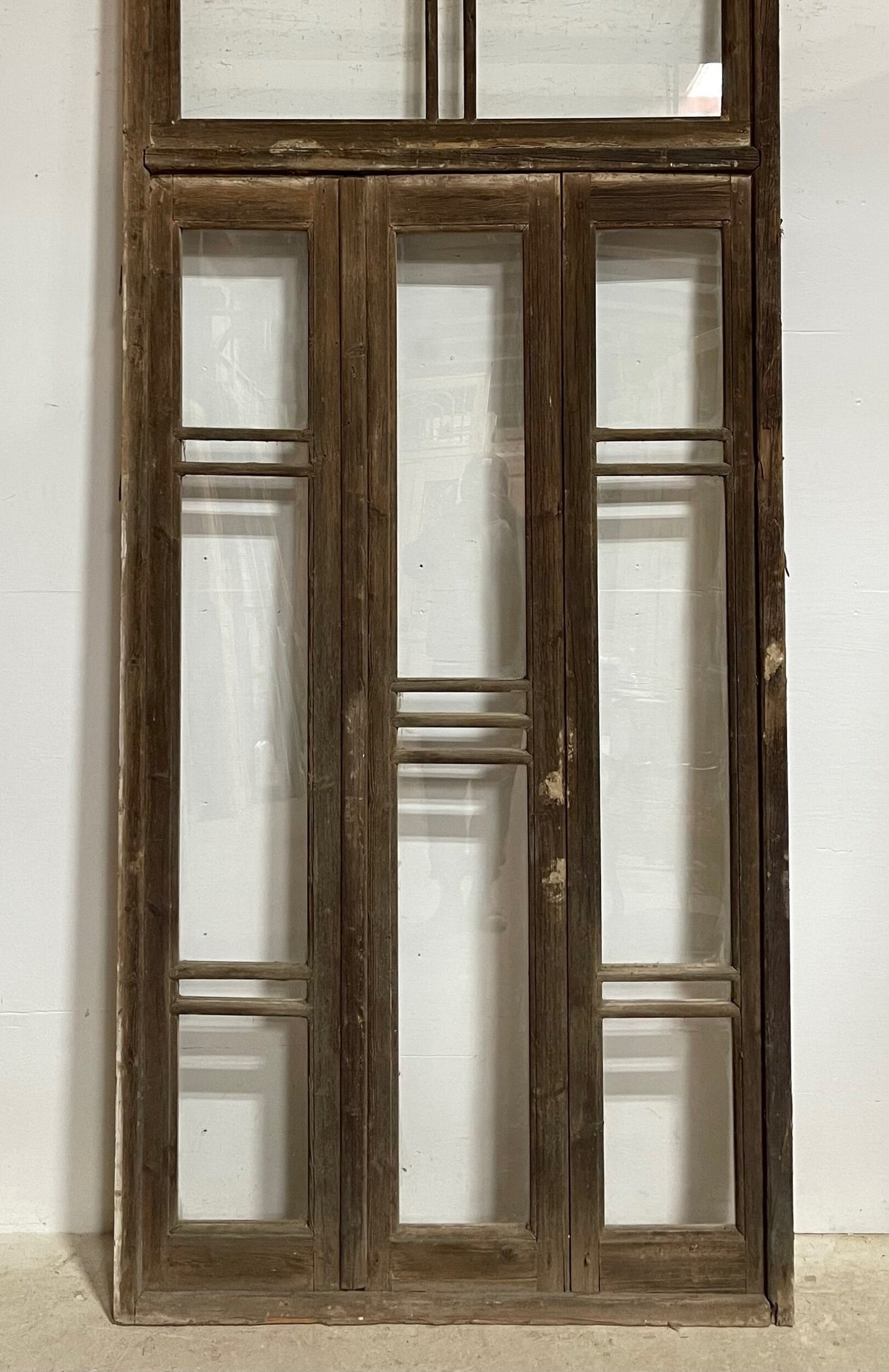 Framed arched with glass (127x46) H0297s