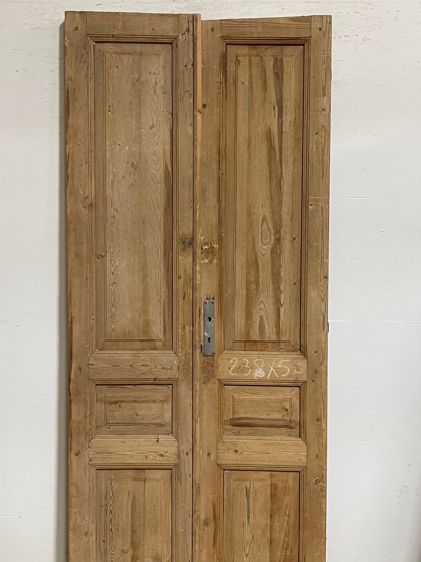Antique French panel doors (93.75x39) I175
