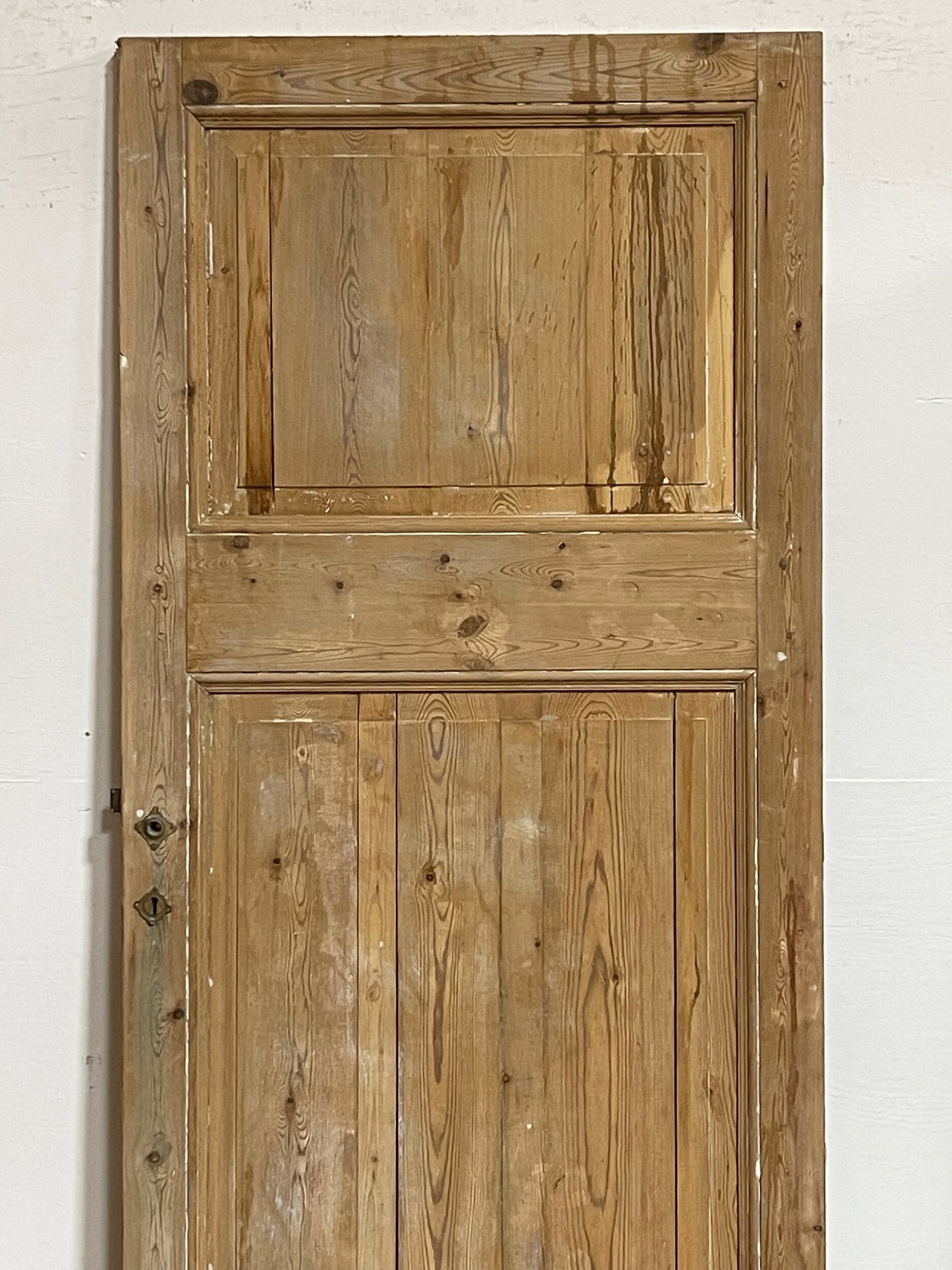 Antique French panel door (85x34.25) I200