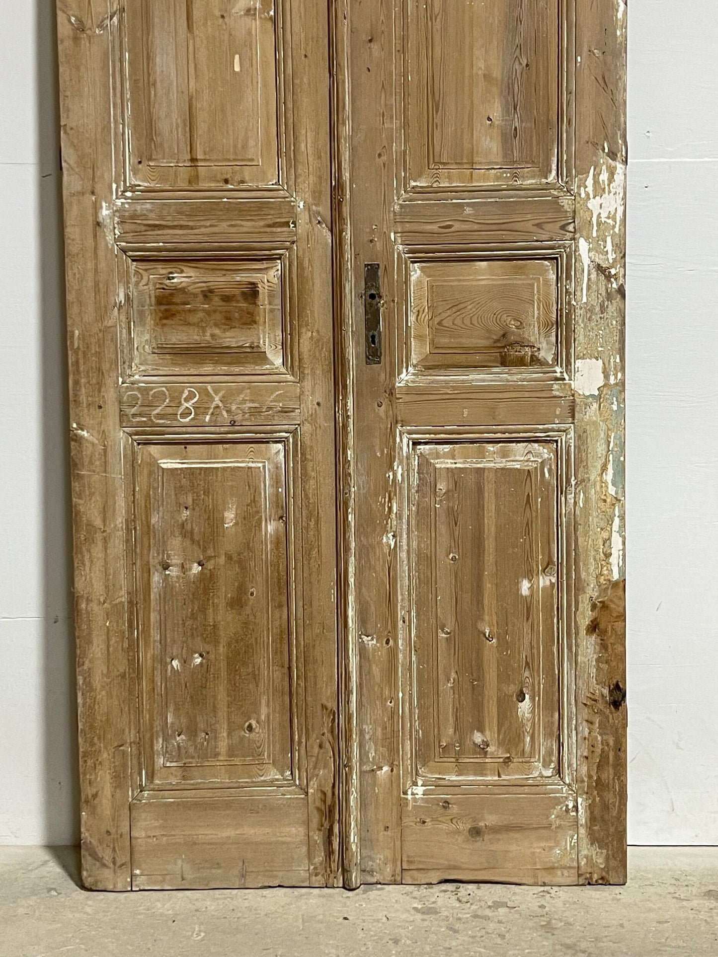 Antique French panel doors (89.5x36.5) I150