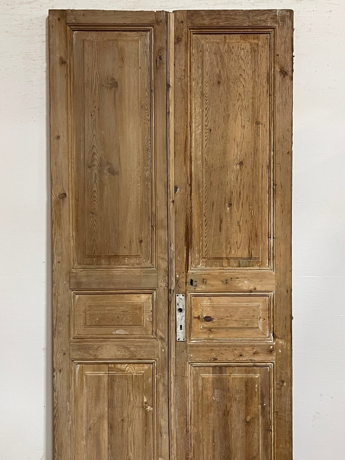 Antique French panel doors (96.5x43.75) I186