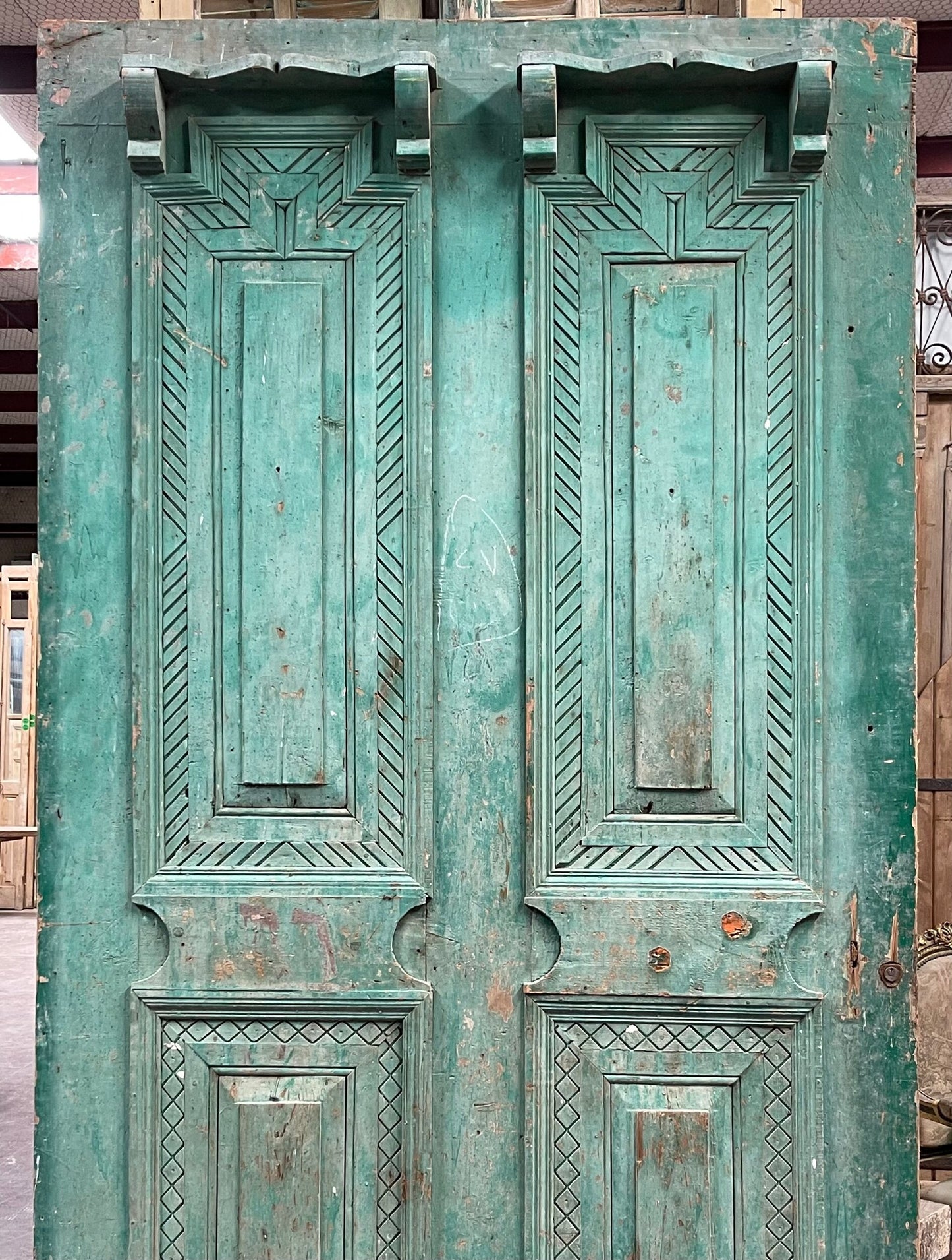 Antique French doors (110x61.5) H0298s