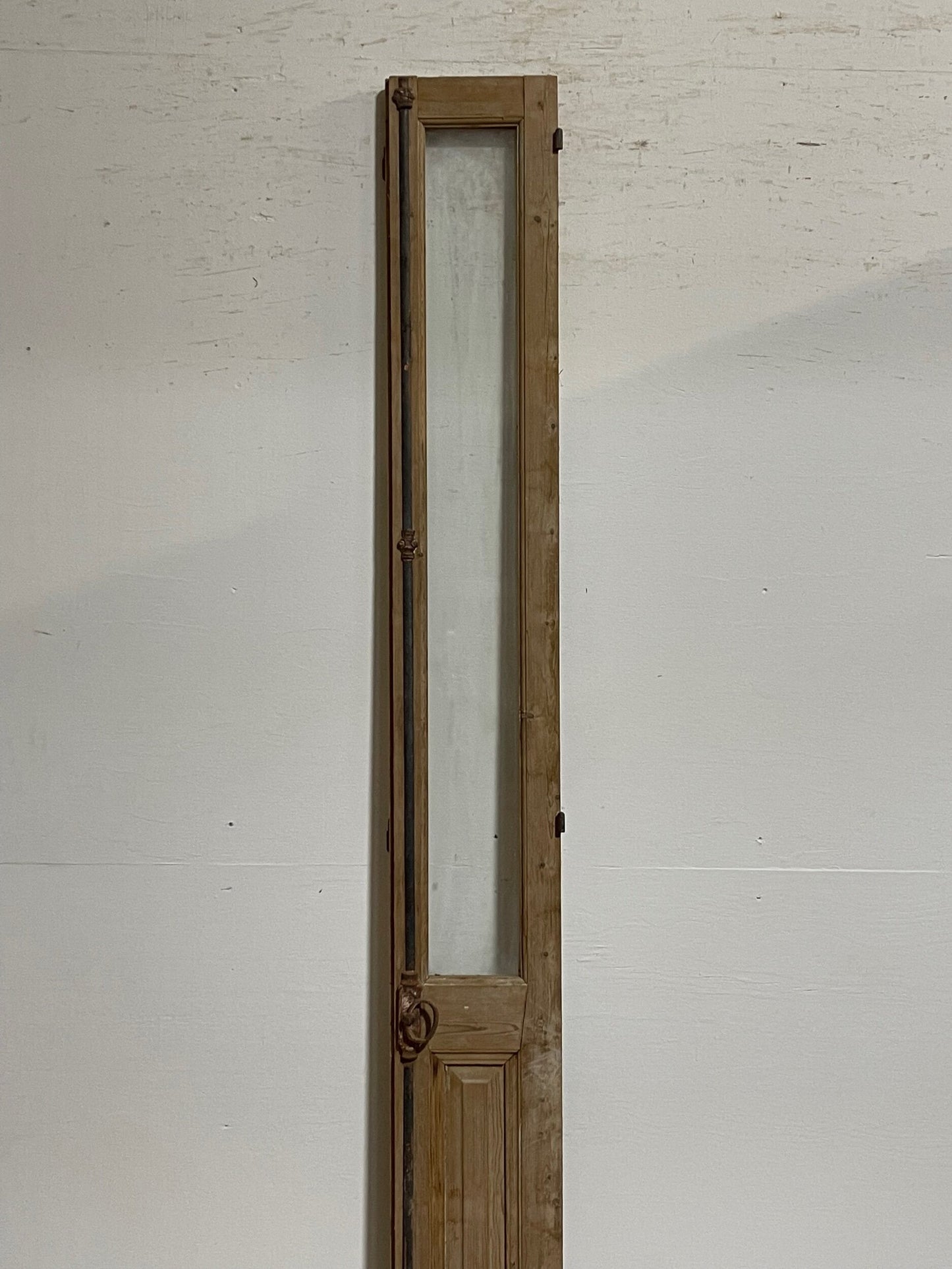 Antique French door with glass (94.5x10.25) H0274s