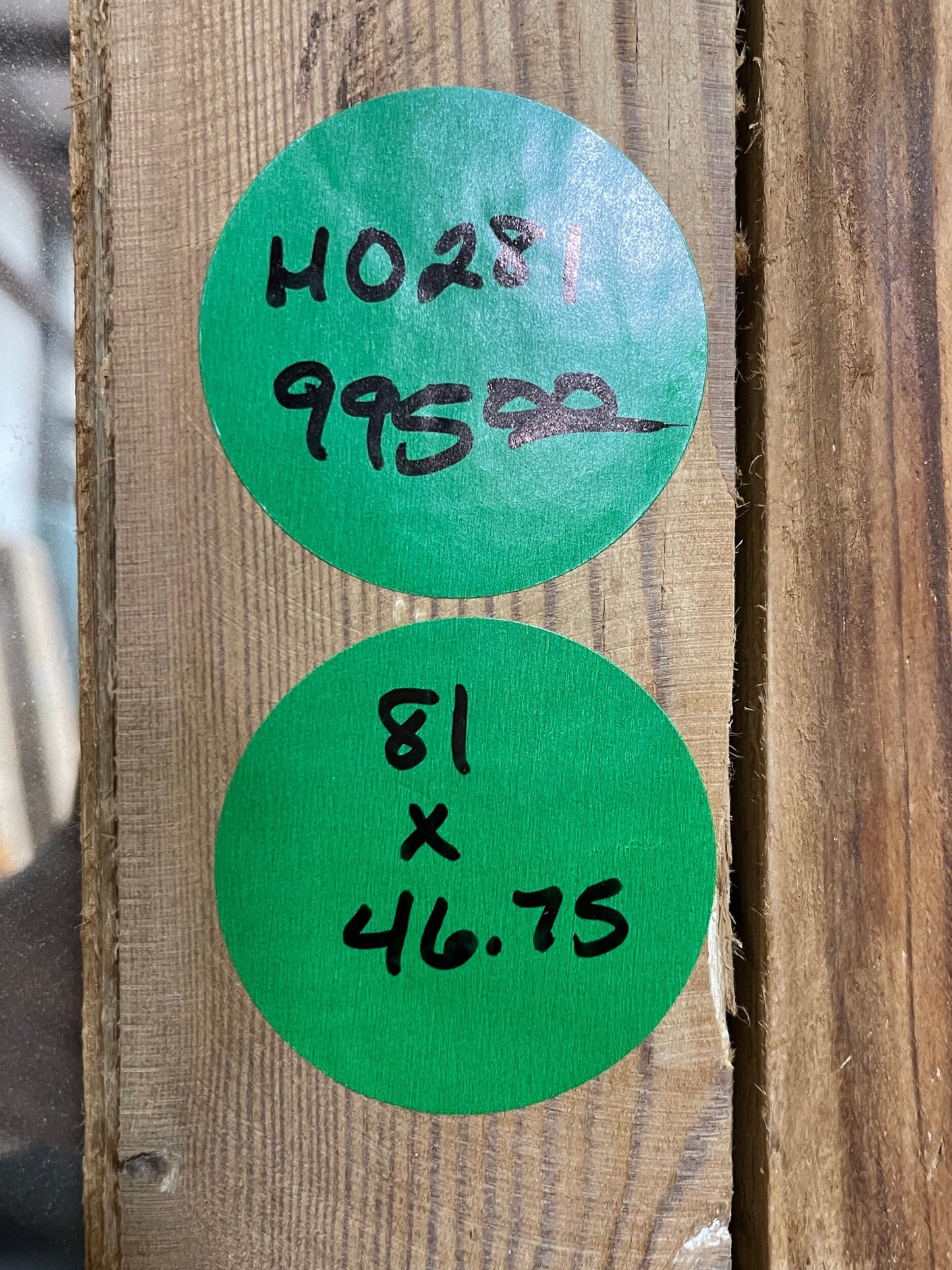 Framed mirror (81x46.75) H0281s