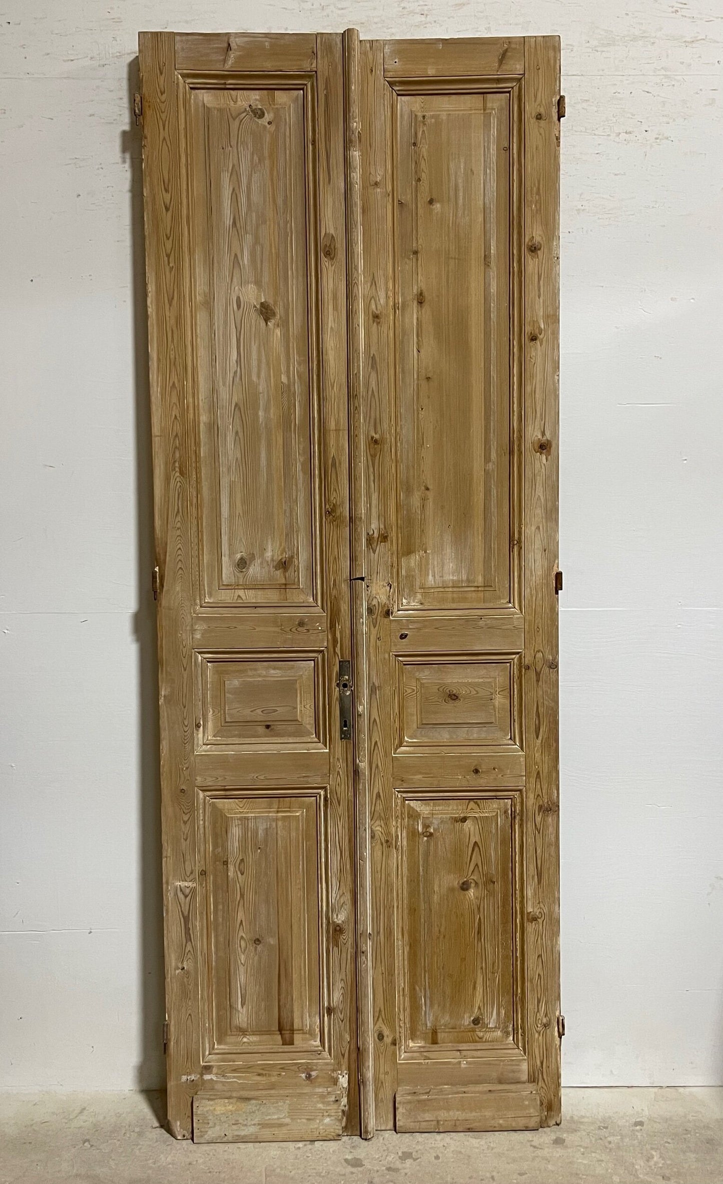 Antique French panel doors (99x36.25) I172