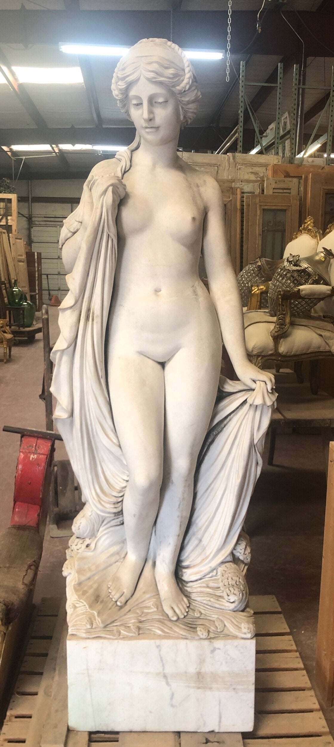 Marble statue