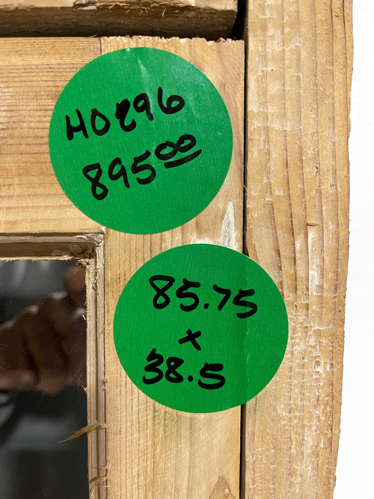 Framed 3 panel mirror (85.75x38.5) H0296s