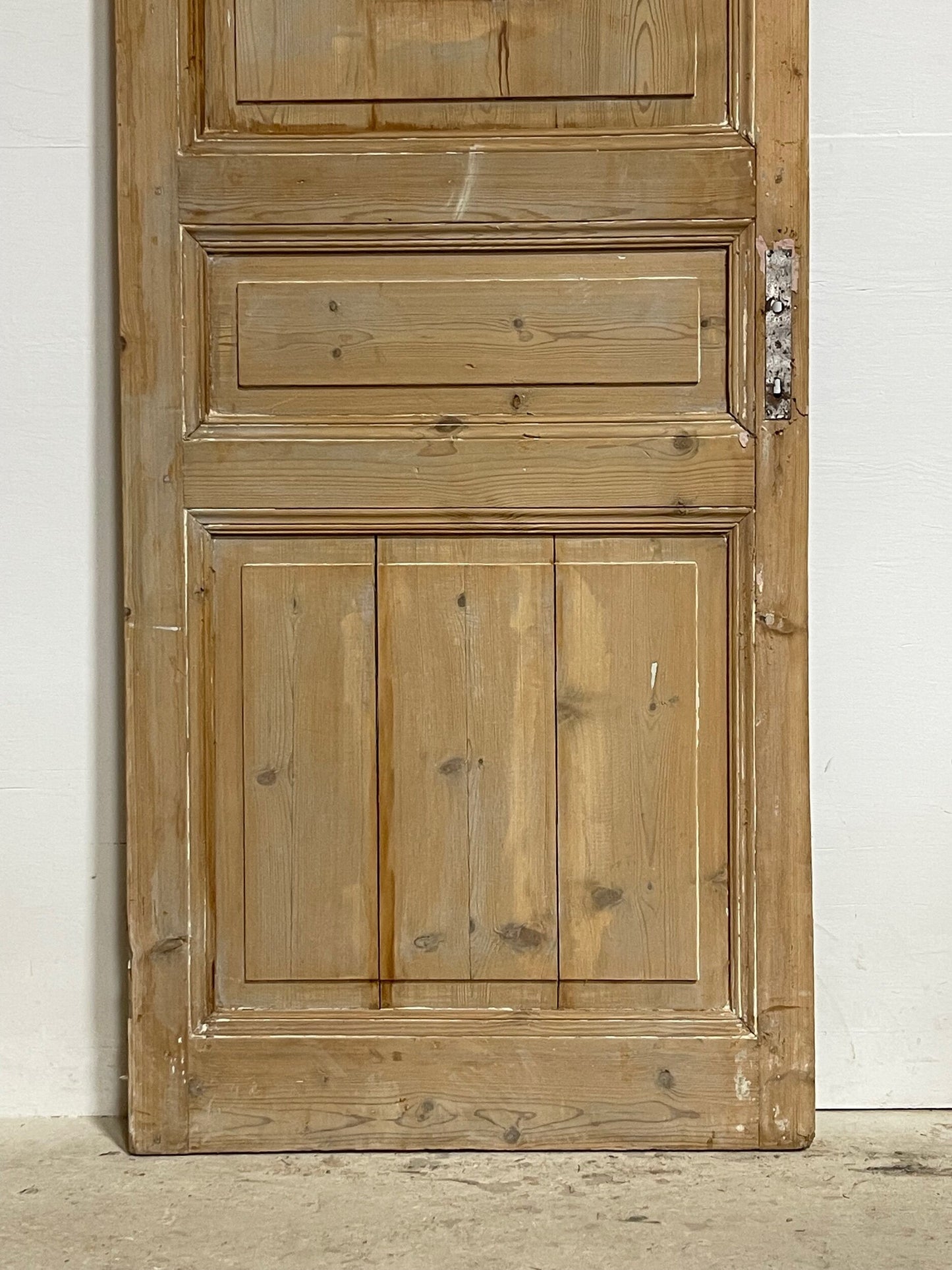 Antique French panel door (87.25x32.25) I203b