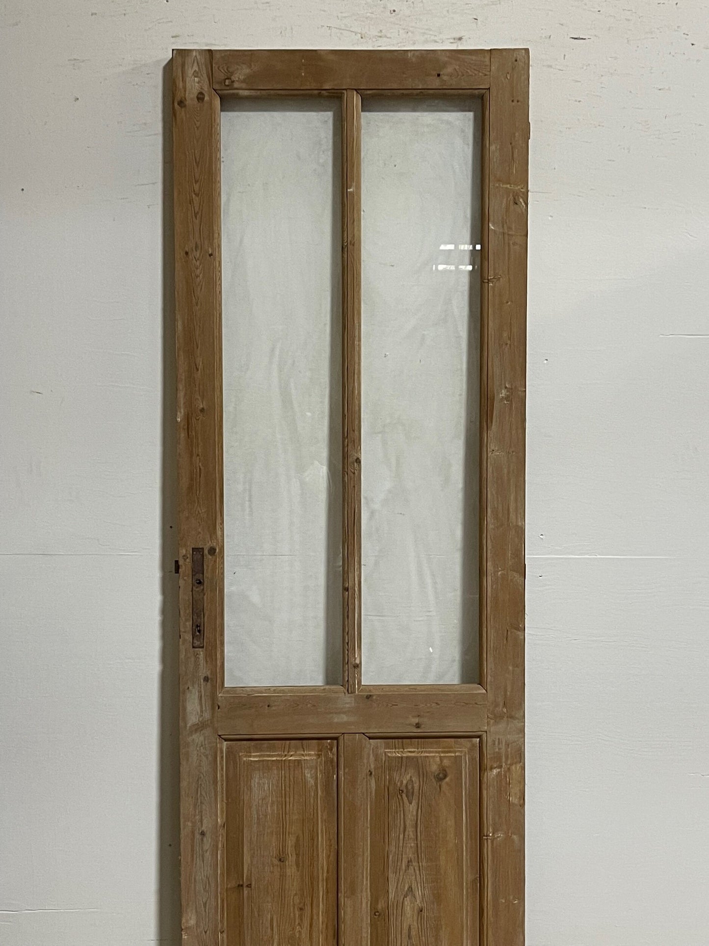 Antique French doors with glass (90.25x29.5) H0185s