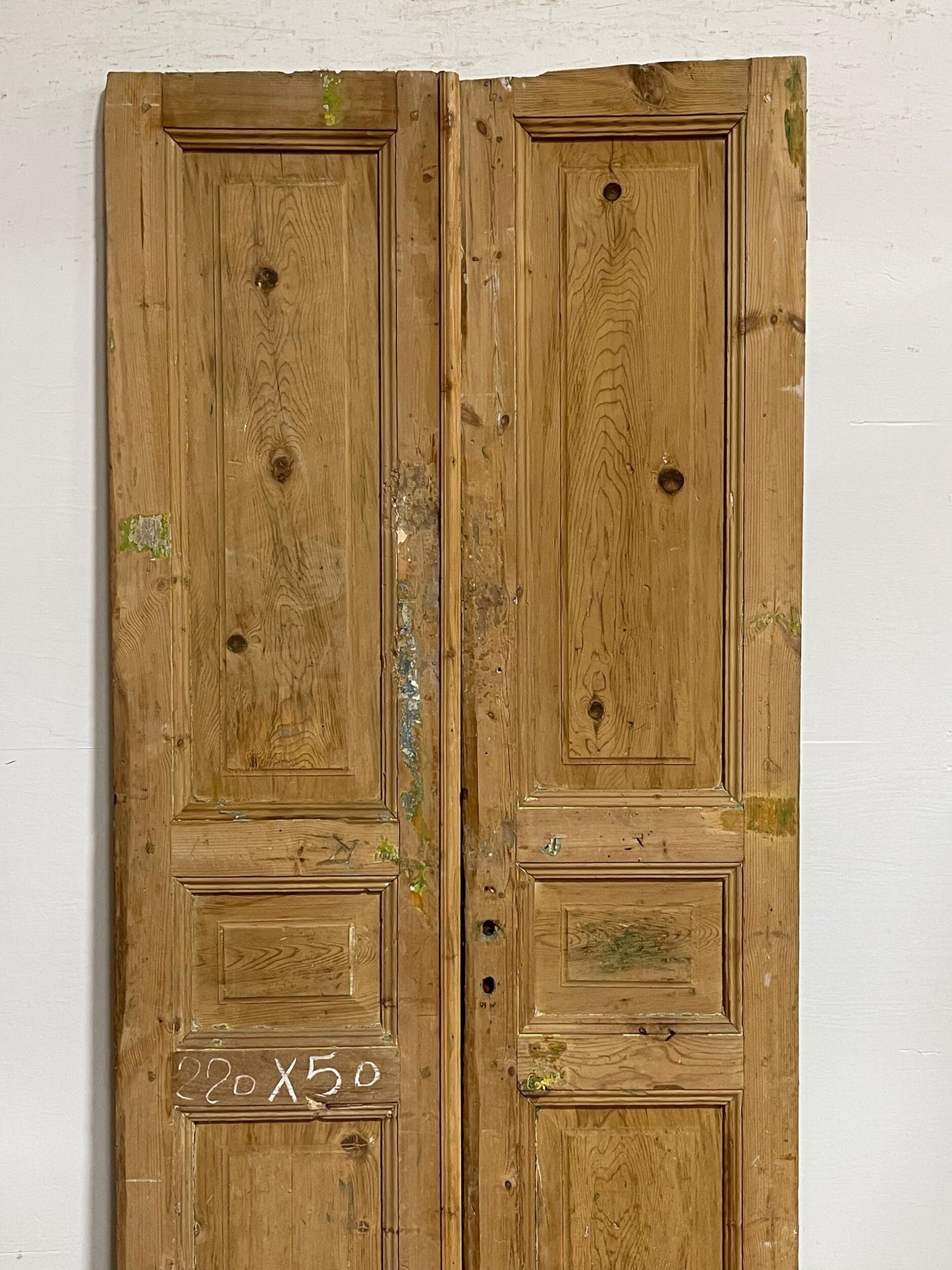 Antique french panel doors (89.5 x 39.75) I088