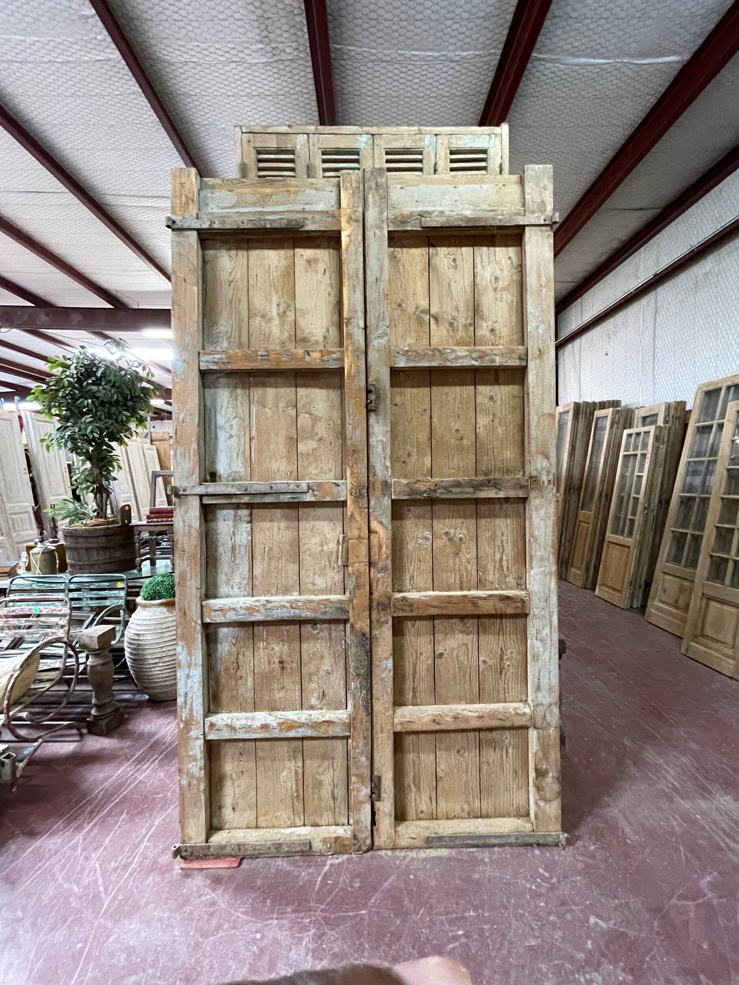Antique French panel door (113x64.5) E0551g