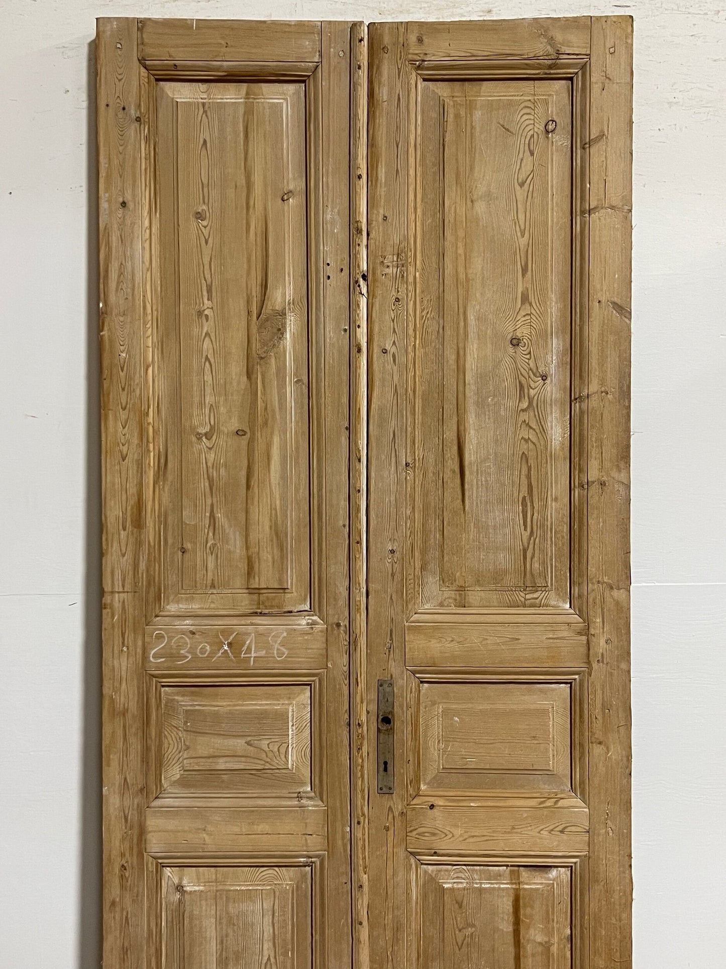 Antique French panel doors (90.5x38.75) I124