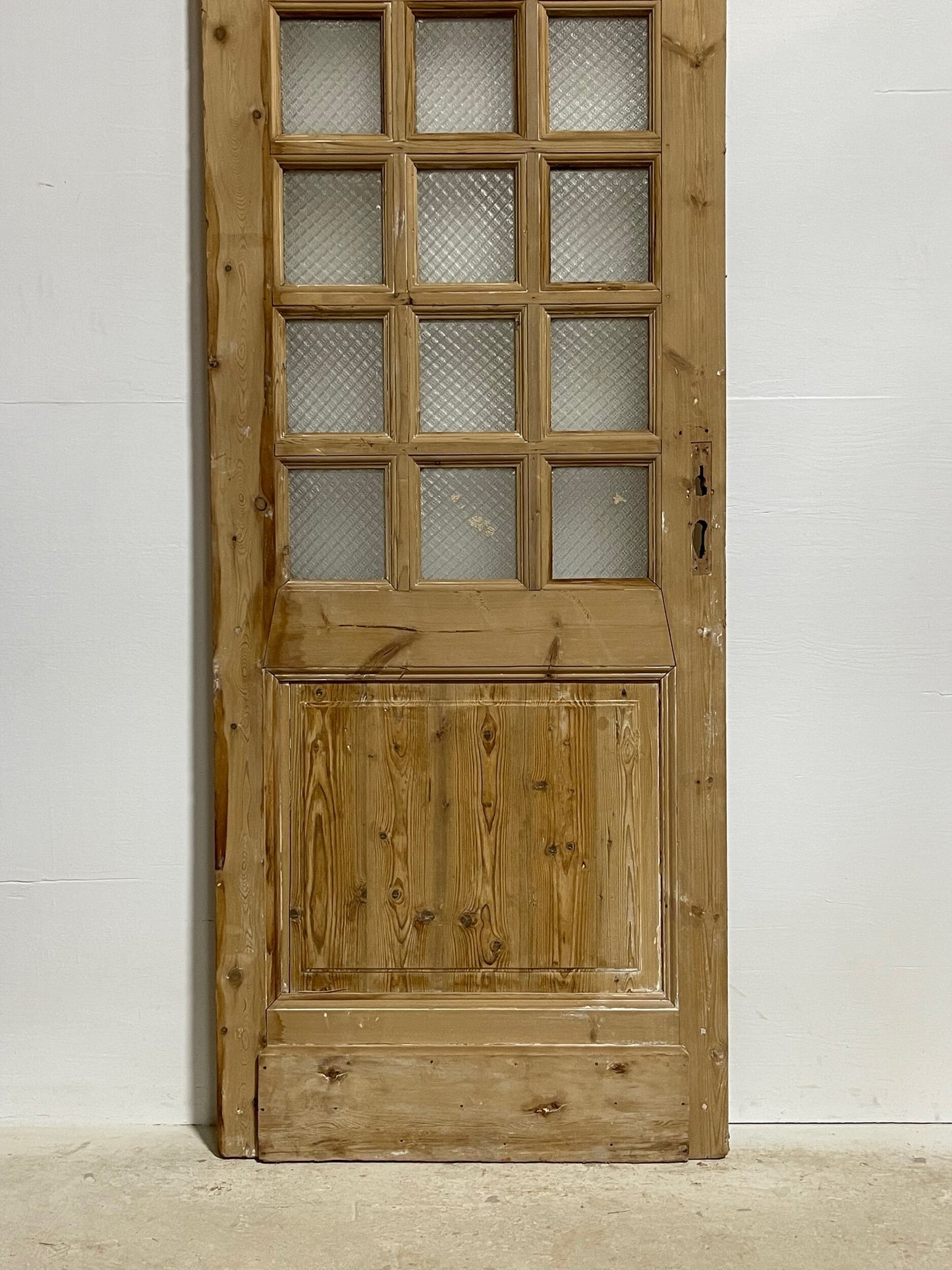 Antique French doors with glass (94.5x32.25) H0175s