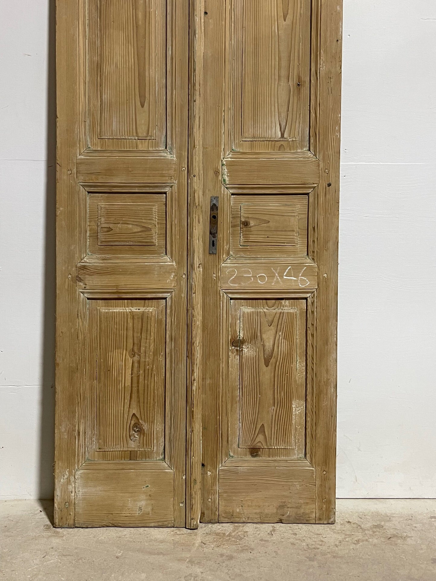 Antique French panel doors (90.25x36.75) I113