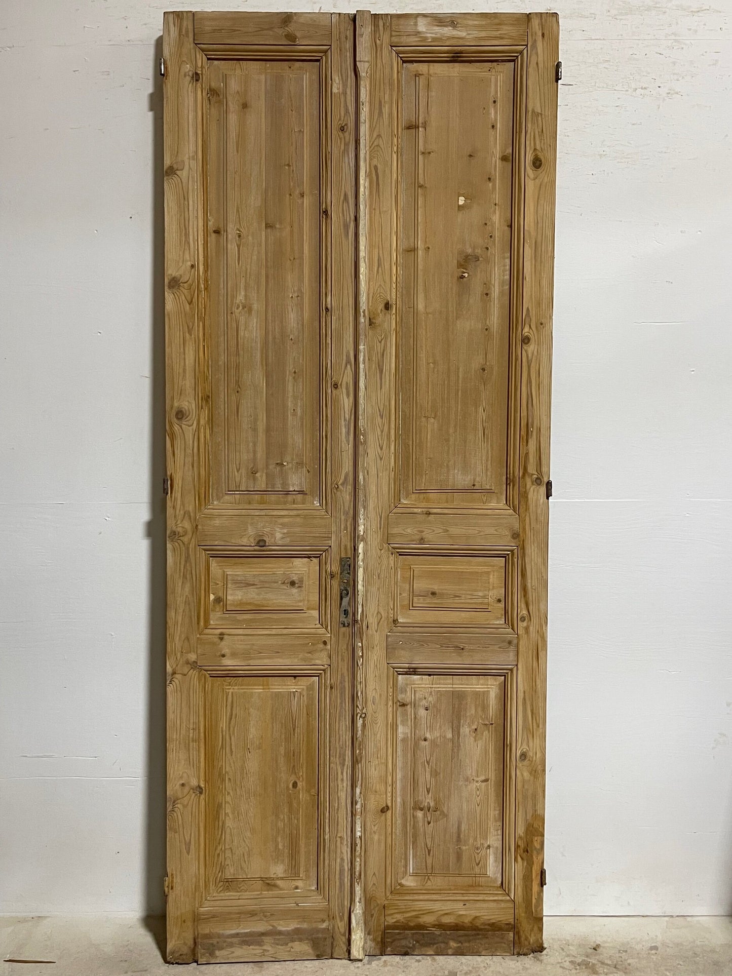 Antique French panel doors (97.75x40) I170