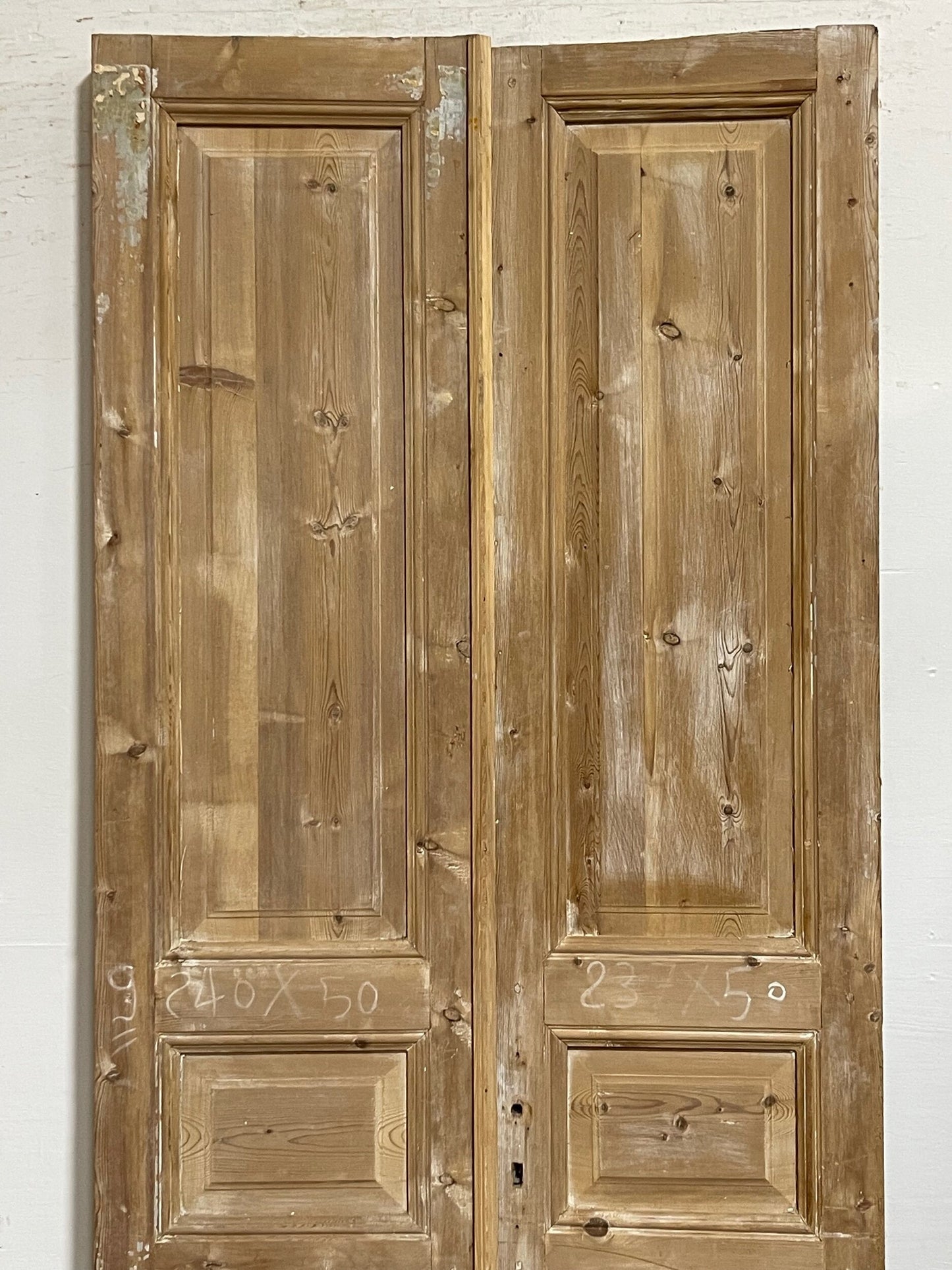 Antique French panel doors (93.75x38.75) I188