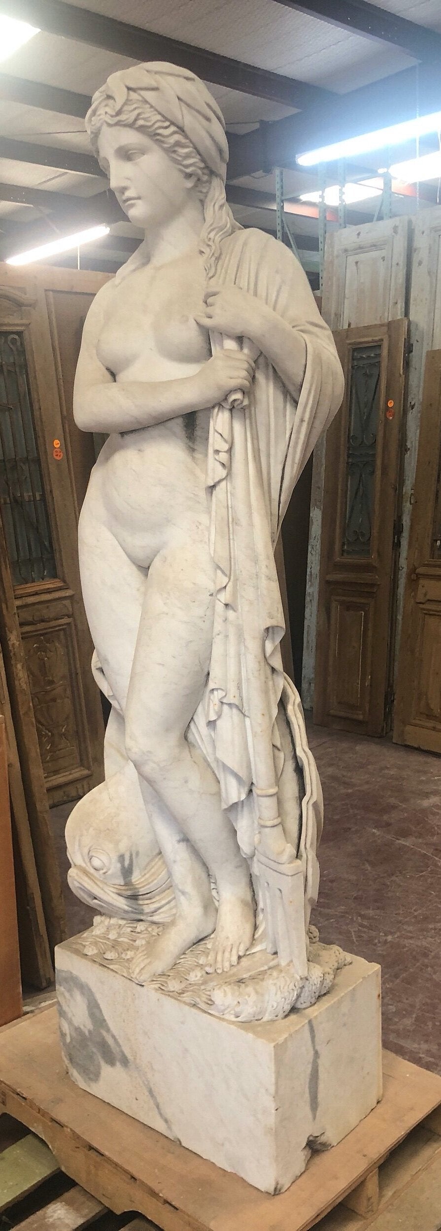 Marble statue