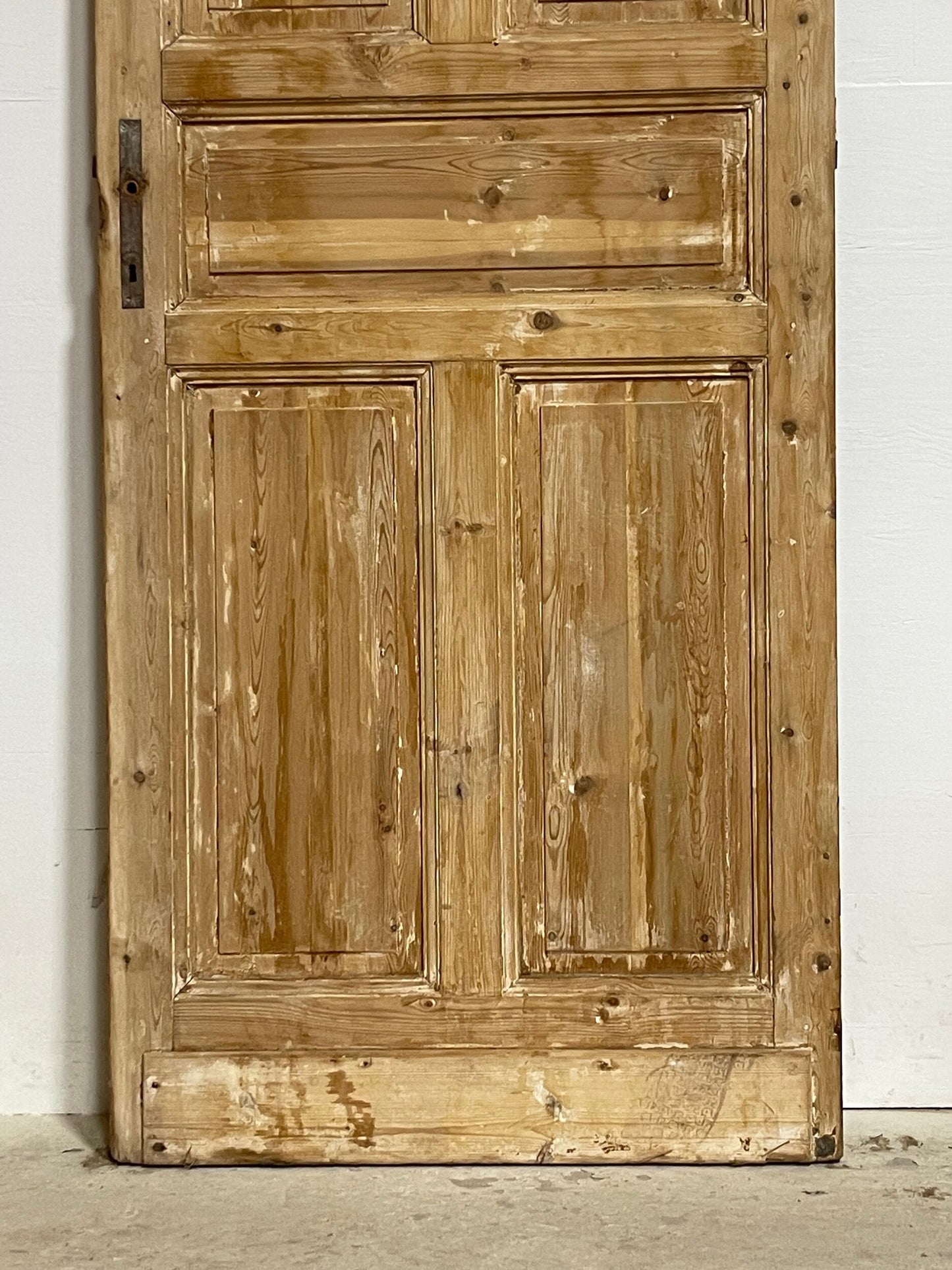 Antique French panel door (87.75x32.5) I206