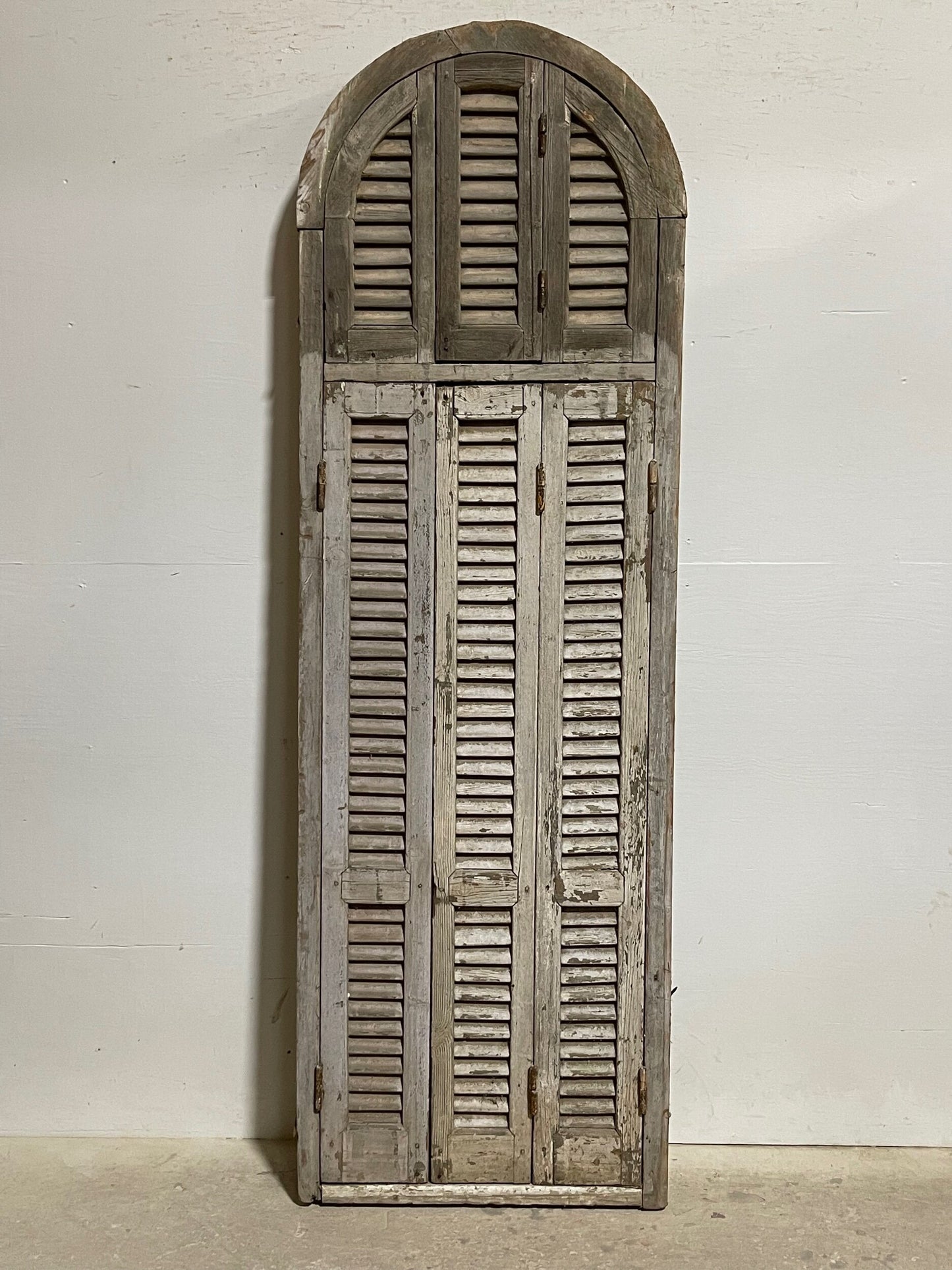 Antique French shutters (F 87x28) (S 84.5x24.25) I240