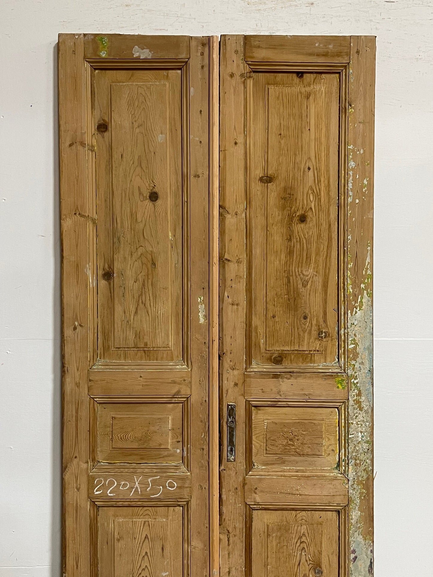 Antique french panel doors (87 x 39.75) I081