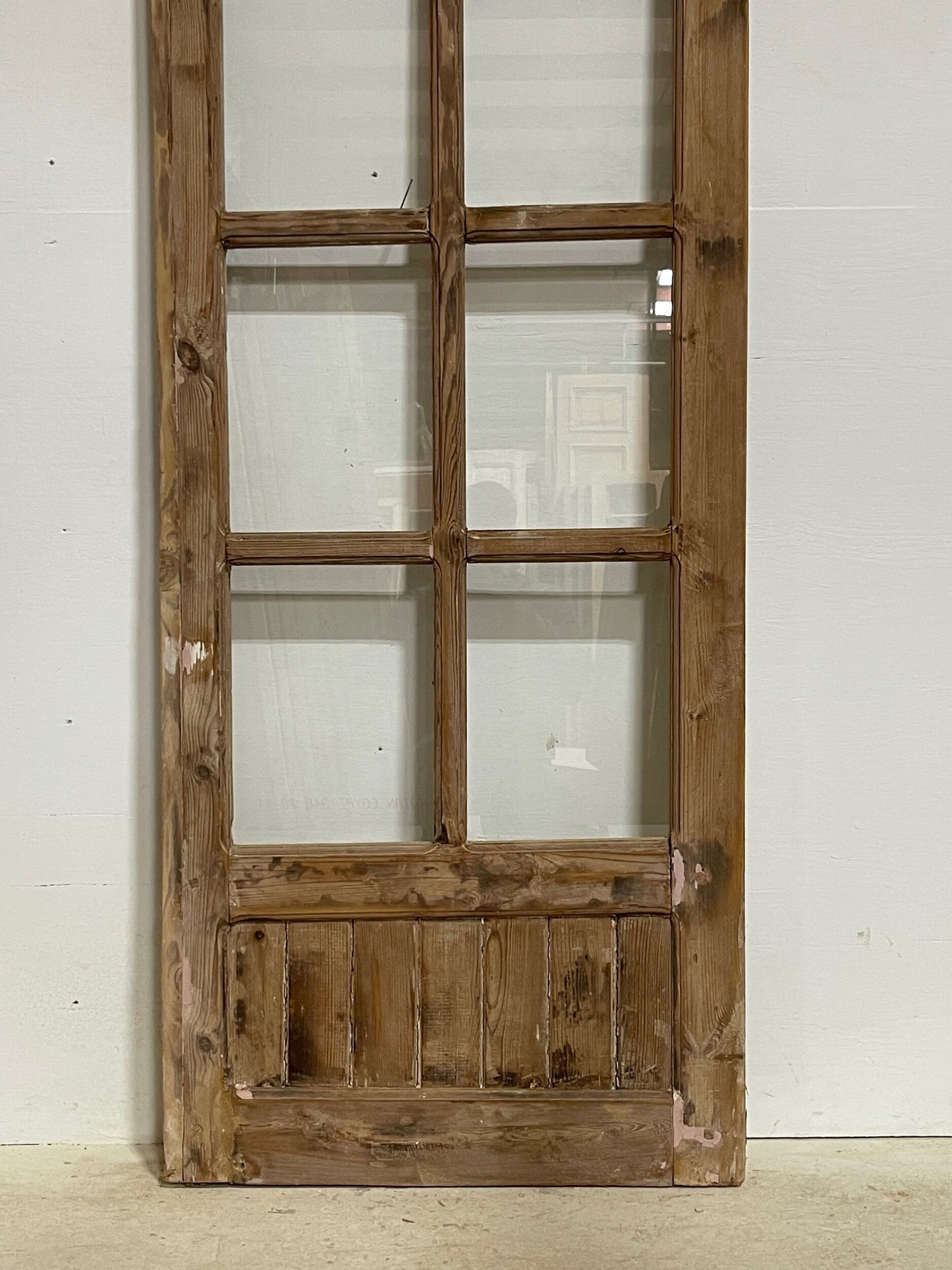 Antique French panel door (80.25x28.5) G1611cs