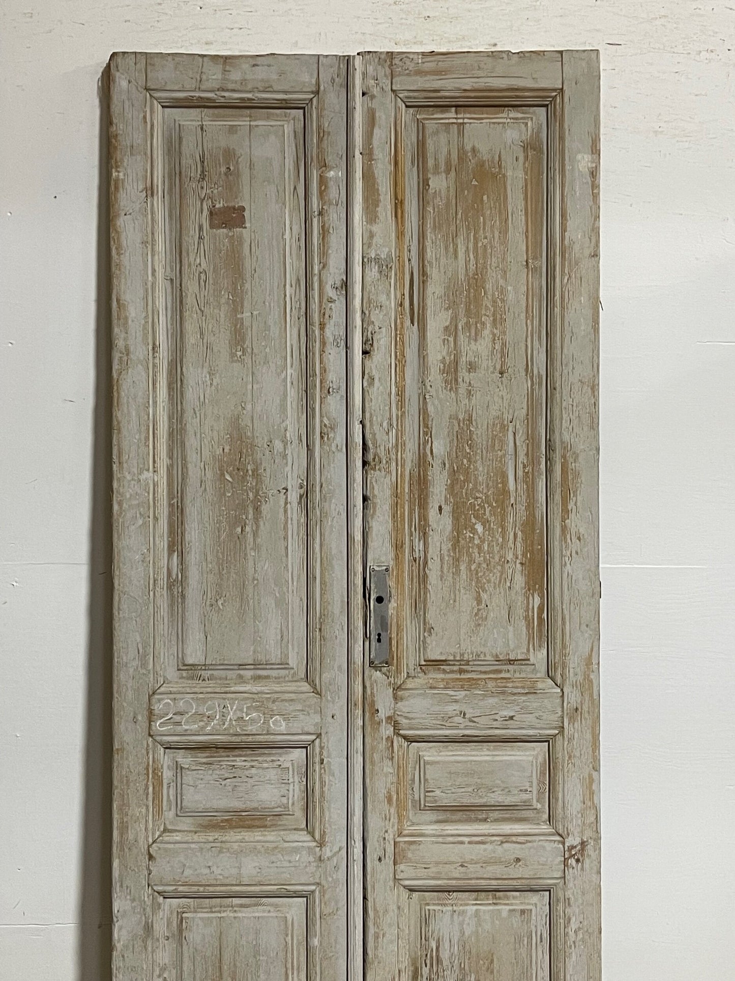 Antique French panel doors (90.75x39.75) I111