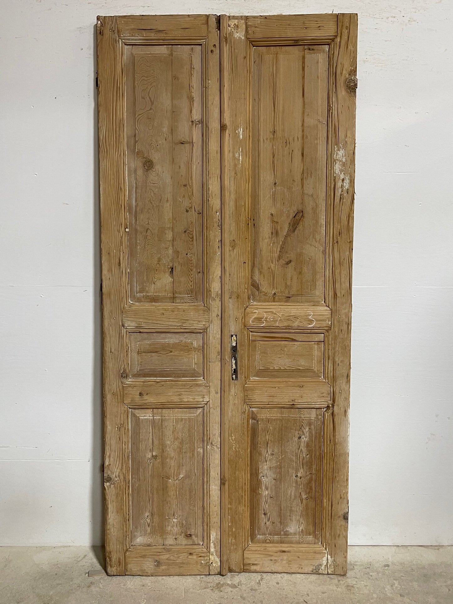 Antique French panel doors (91x41) I07