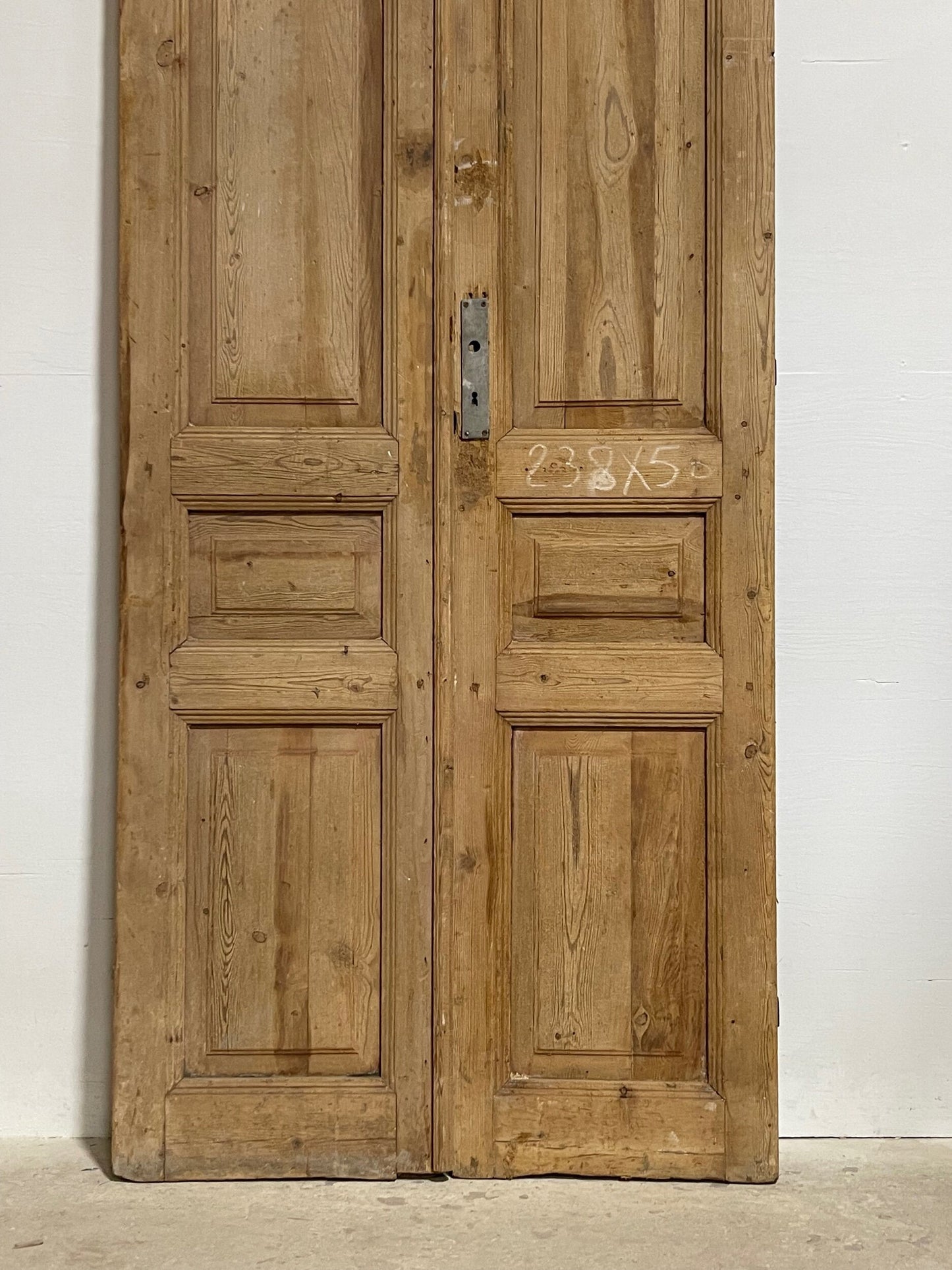 Antique French panel doors (93.75x39) I175