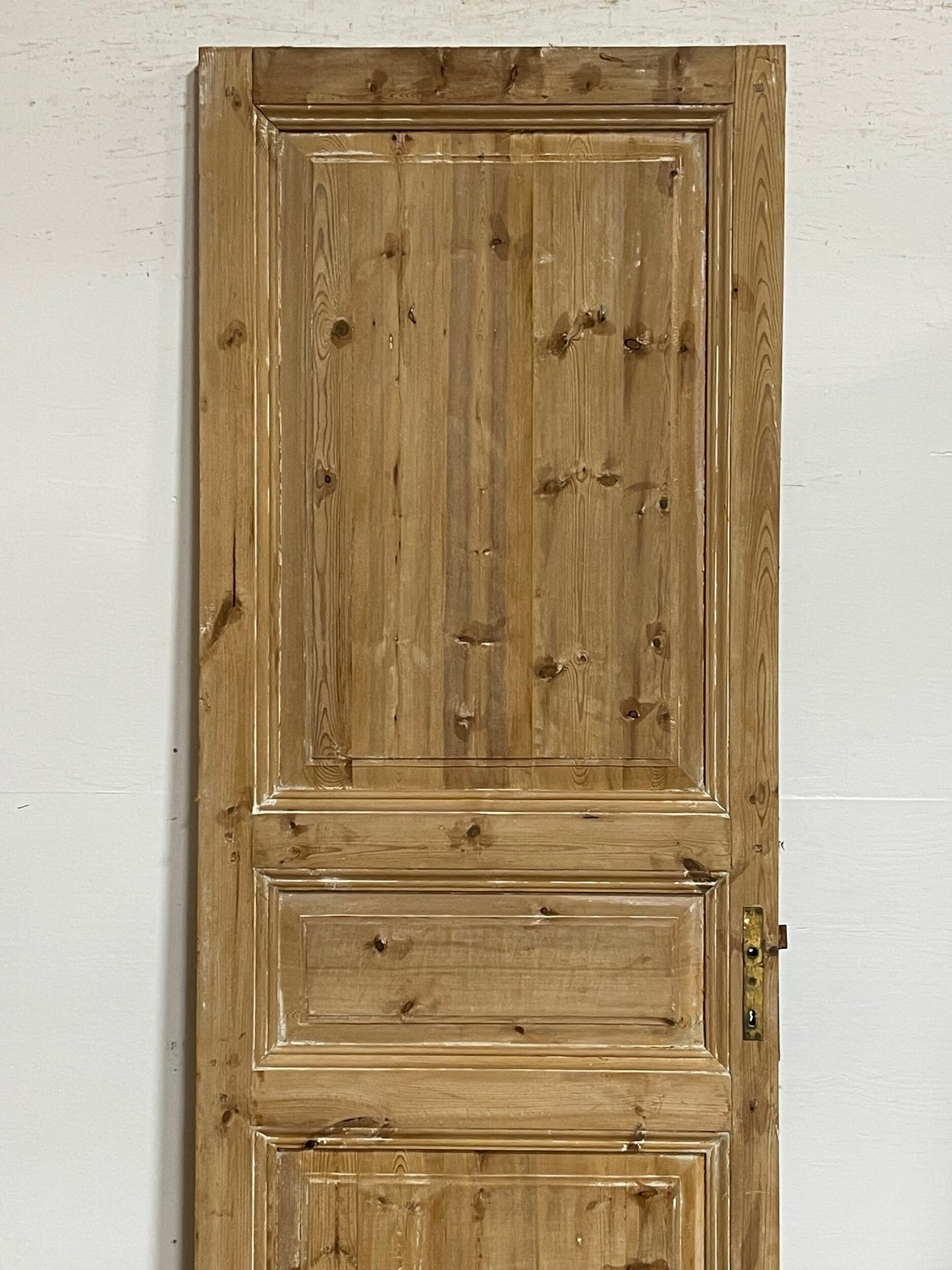 Antique French panel door (89x31.25) I210