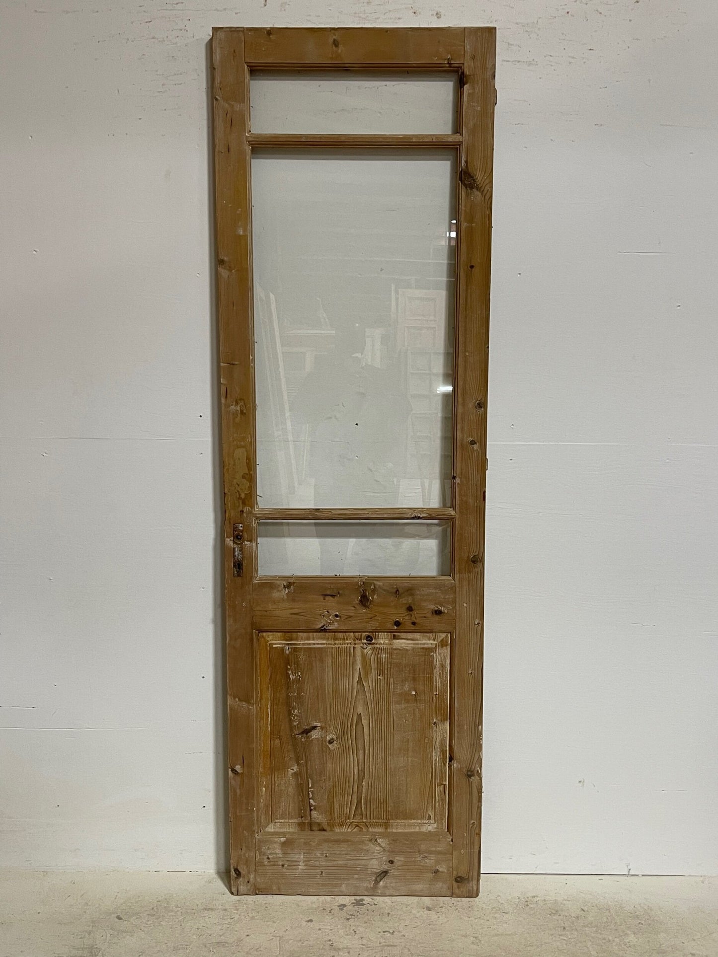 Antique French panel door (87.5x26.5) G1419s
