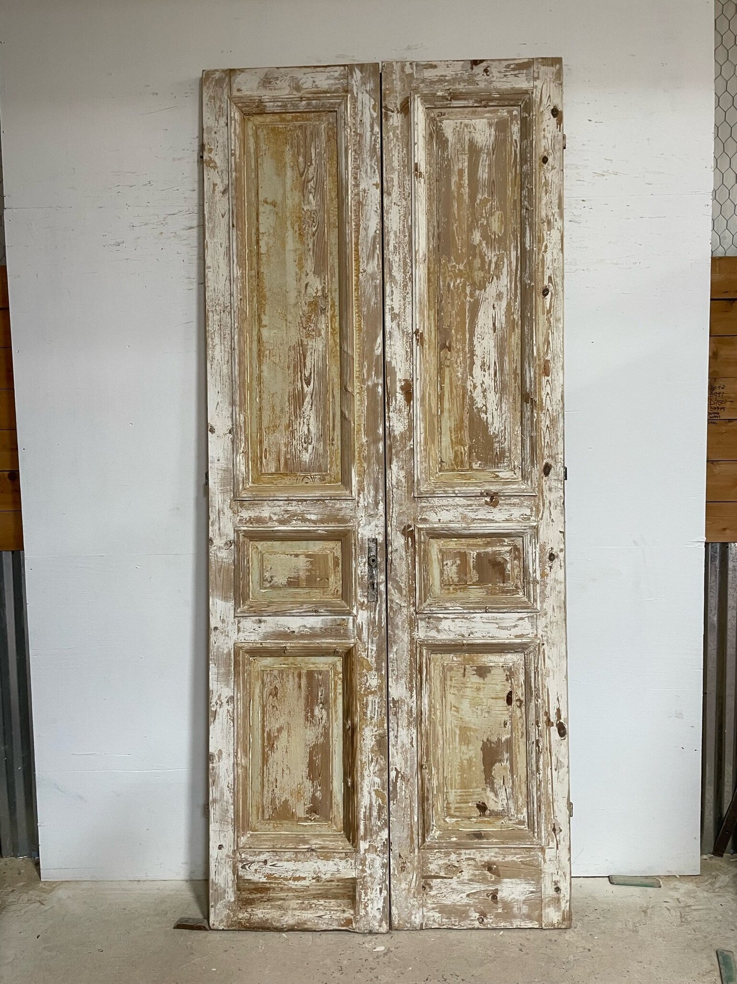 Antique French door (112.75x47.5) F0760