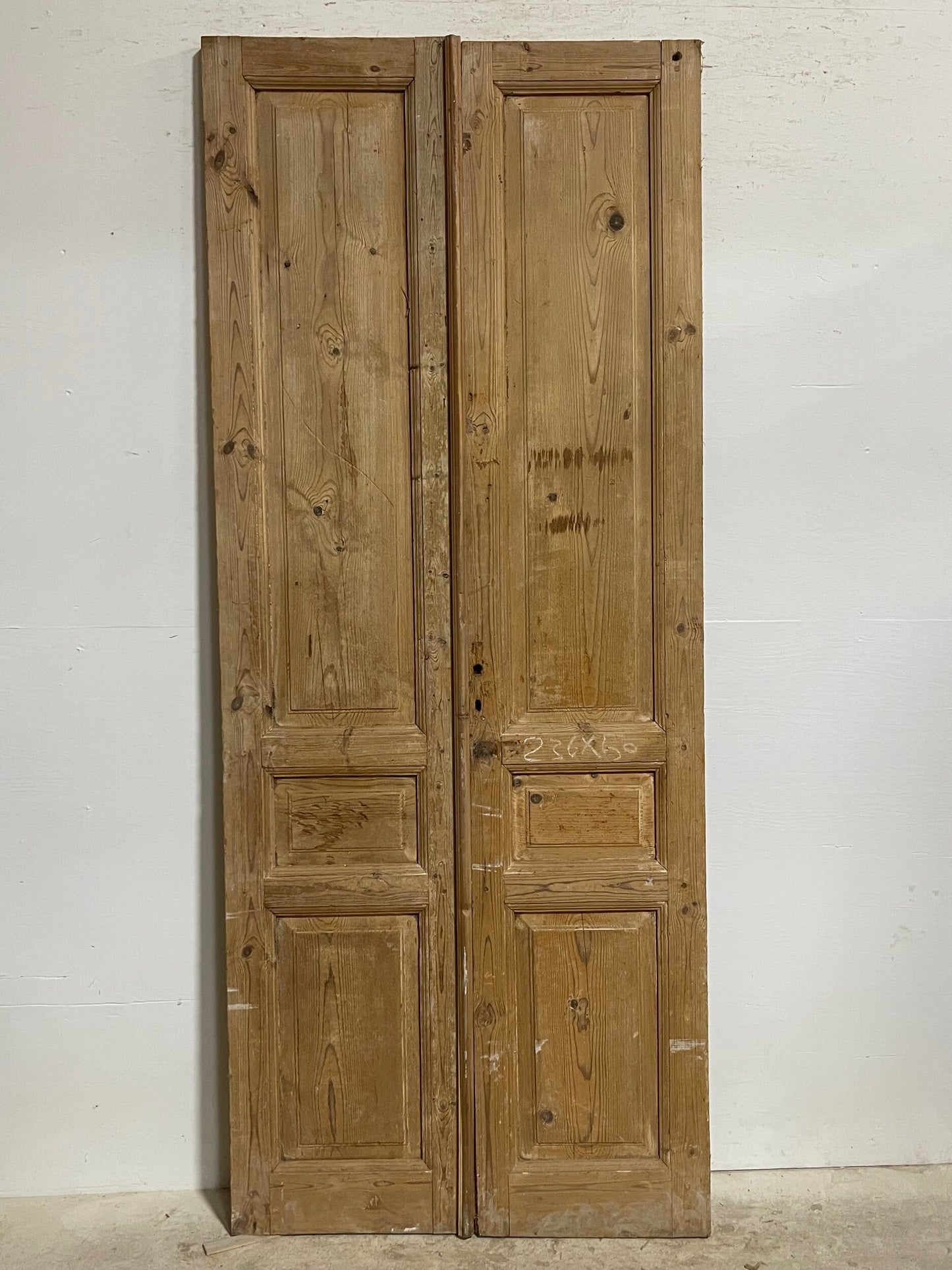 Antique French panel doors (93x38) I118