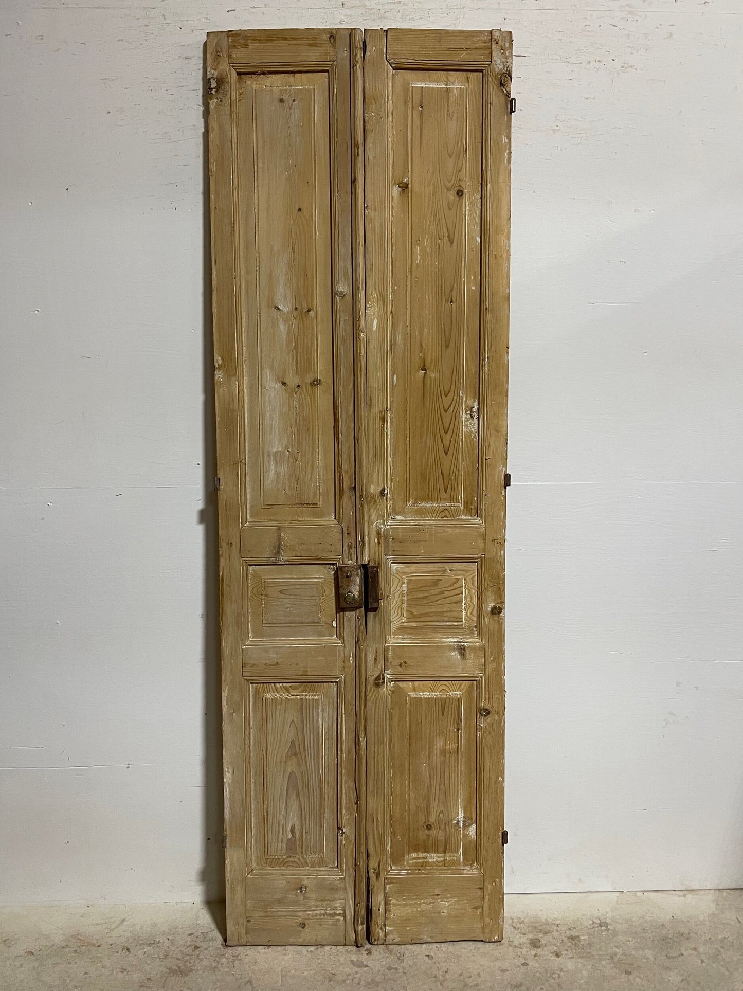 Antique French panel doors (93.5 x 29.5) I069a