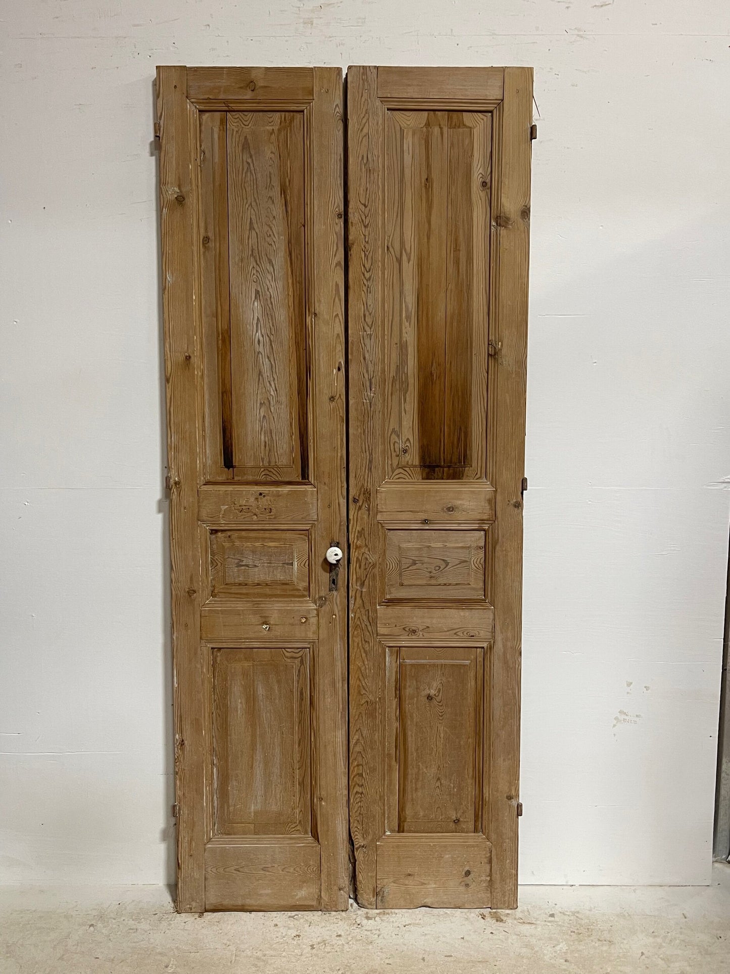 Antique French panel doos (92.5x39) H0065